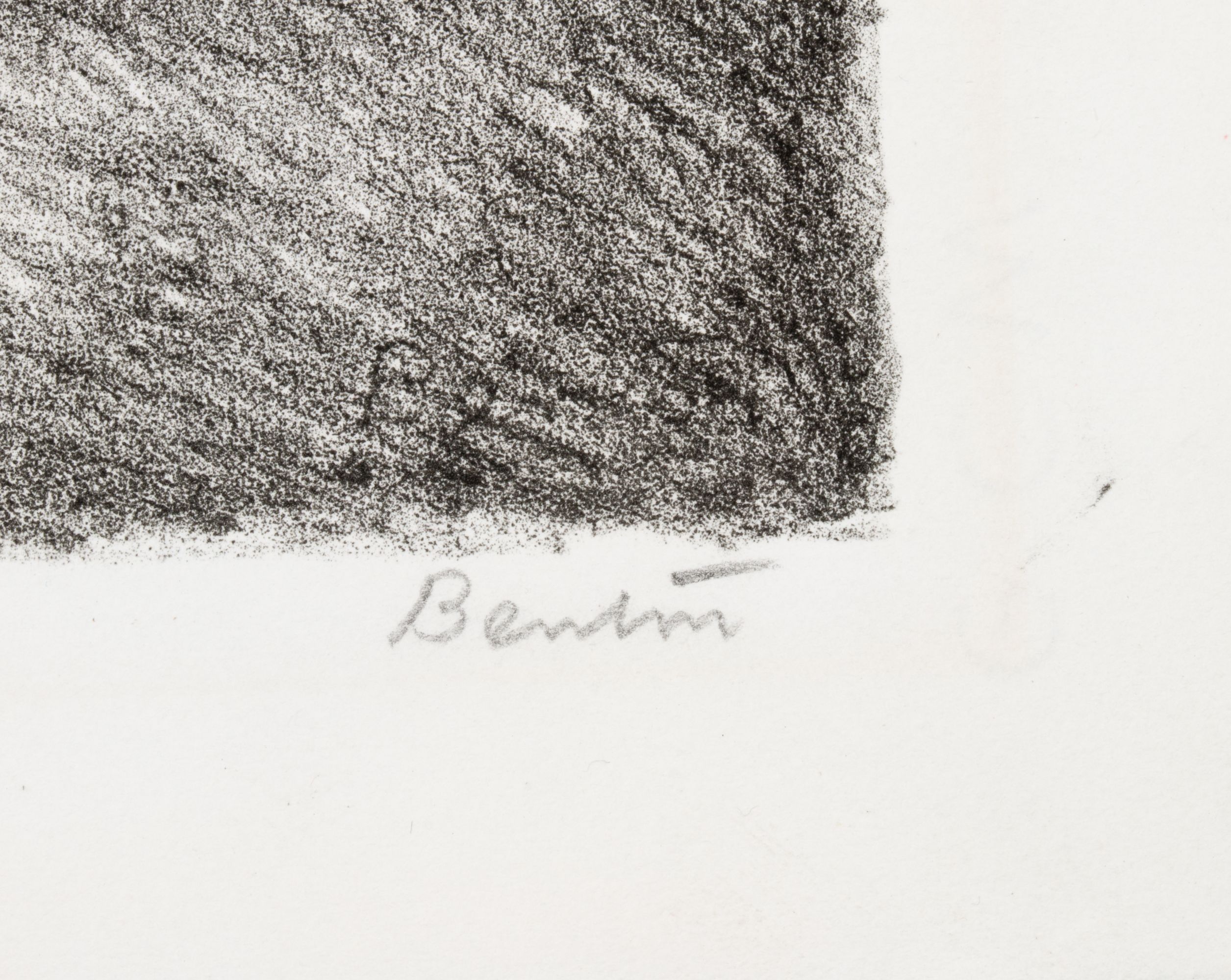 THOMAS HART BENTON (1889-1975) PENCIL SIGNED LITHOGRAPH