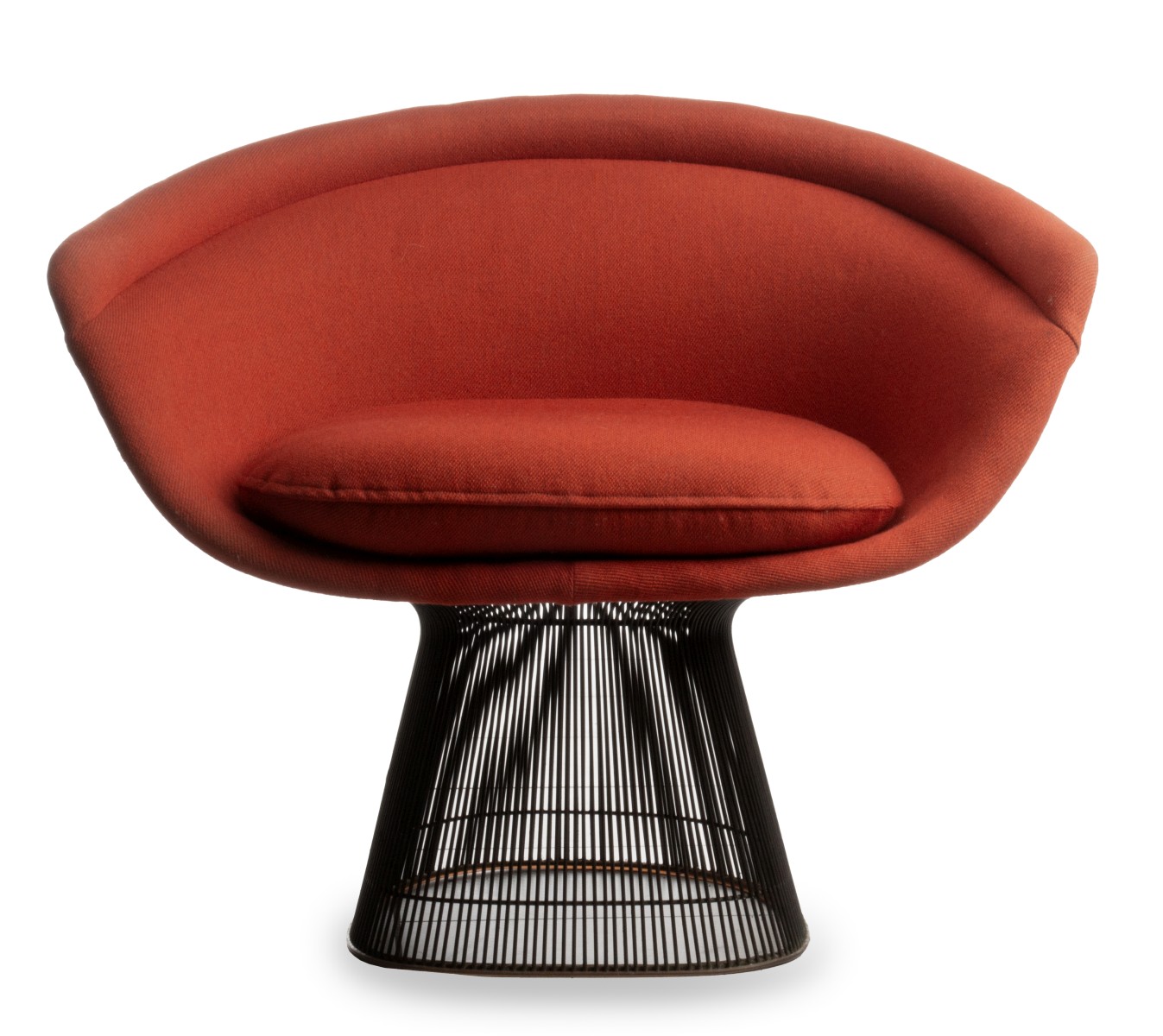 WARREN PLATNER LOUNGE CHAIR AND TABLE FOR KNOLL