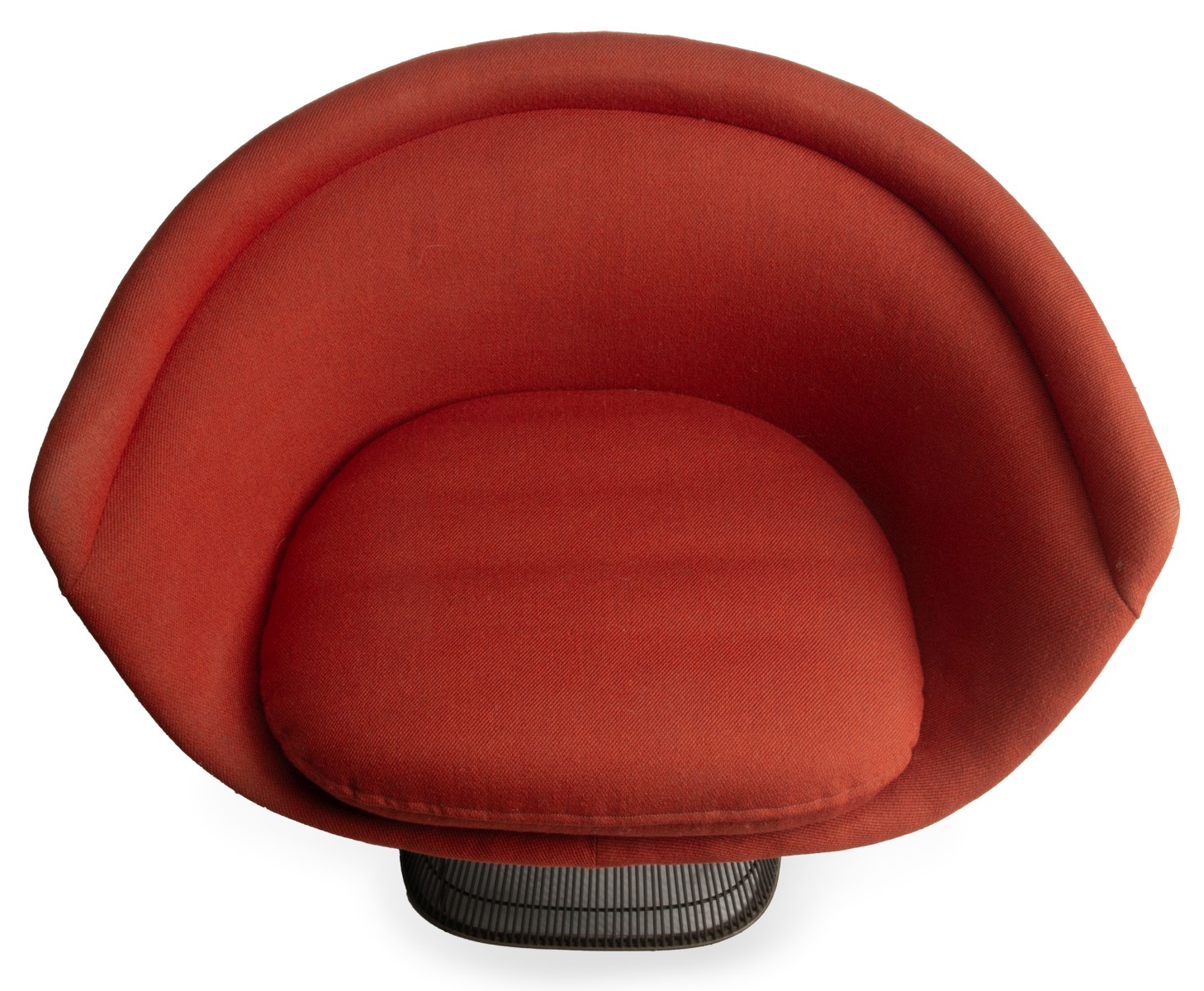 WARREN PLATNER LOUNGE CHAIR AND TABLE FOR KNOLL