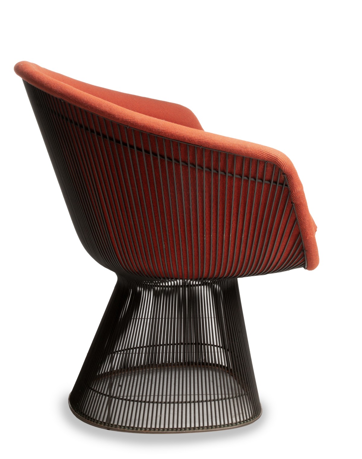 WARREN PLATNER LOUNGE CHAIR AND TABLE FOR KNOLL