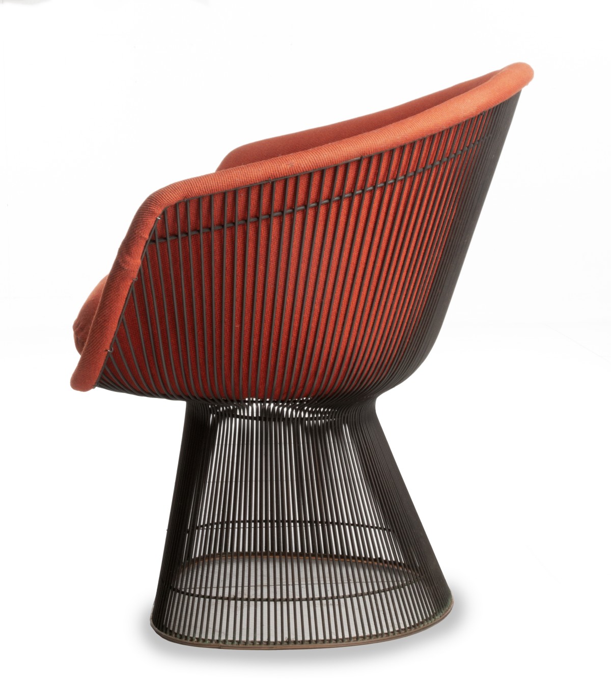 WARREN PLATNER LOUNGE CHAIR AND TABLE FOR KNOLL