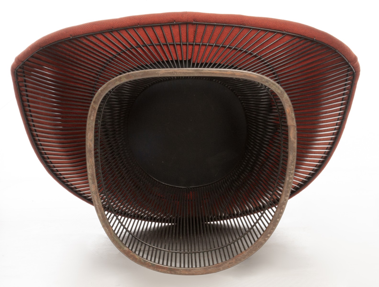 WARREN PLATNER LOUNGE CHAIR AND TABLE FOR KNOLL
