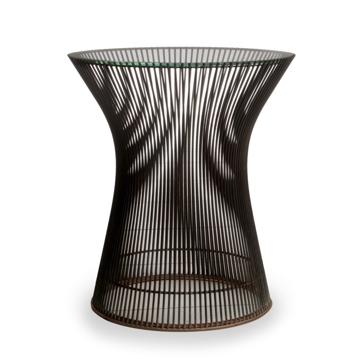 WARREN PLATNER LOUNGE CHAIR AND TABLE FOR KNOLL