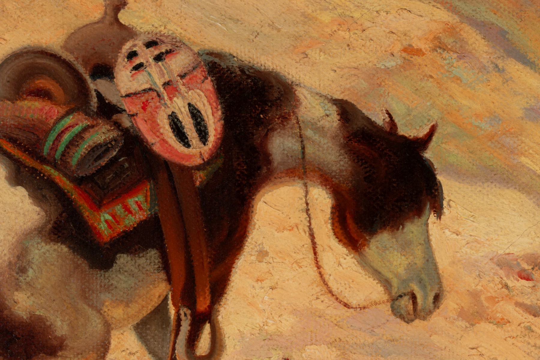ALBERT TILBURNE (1887-1965) OIL ON CANVAS