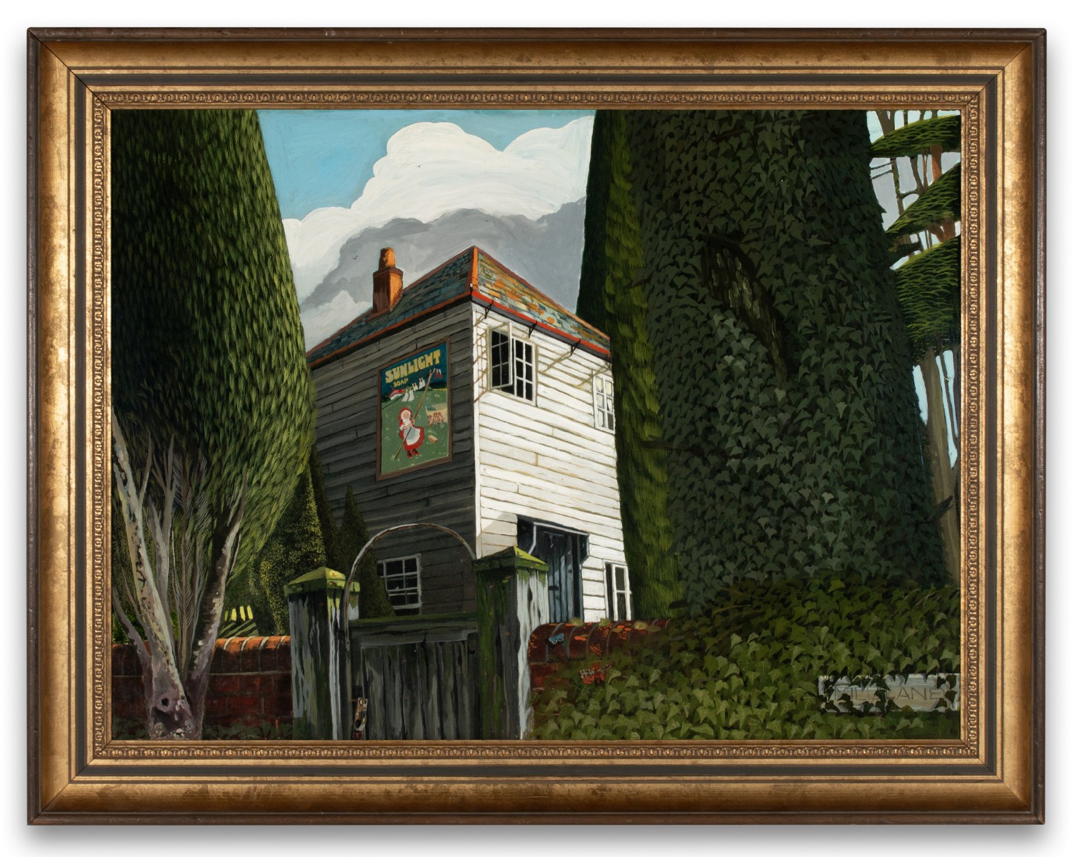 AN ACCOMPLISHED OIL ON BOARD SIGNED MIKE MILLER