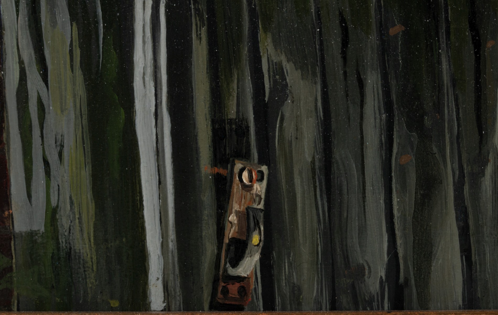 AN ACCOMPLISHED OIL ON BOARD SIGNED MIKE MILLER