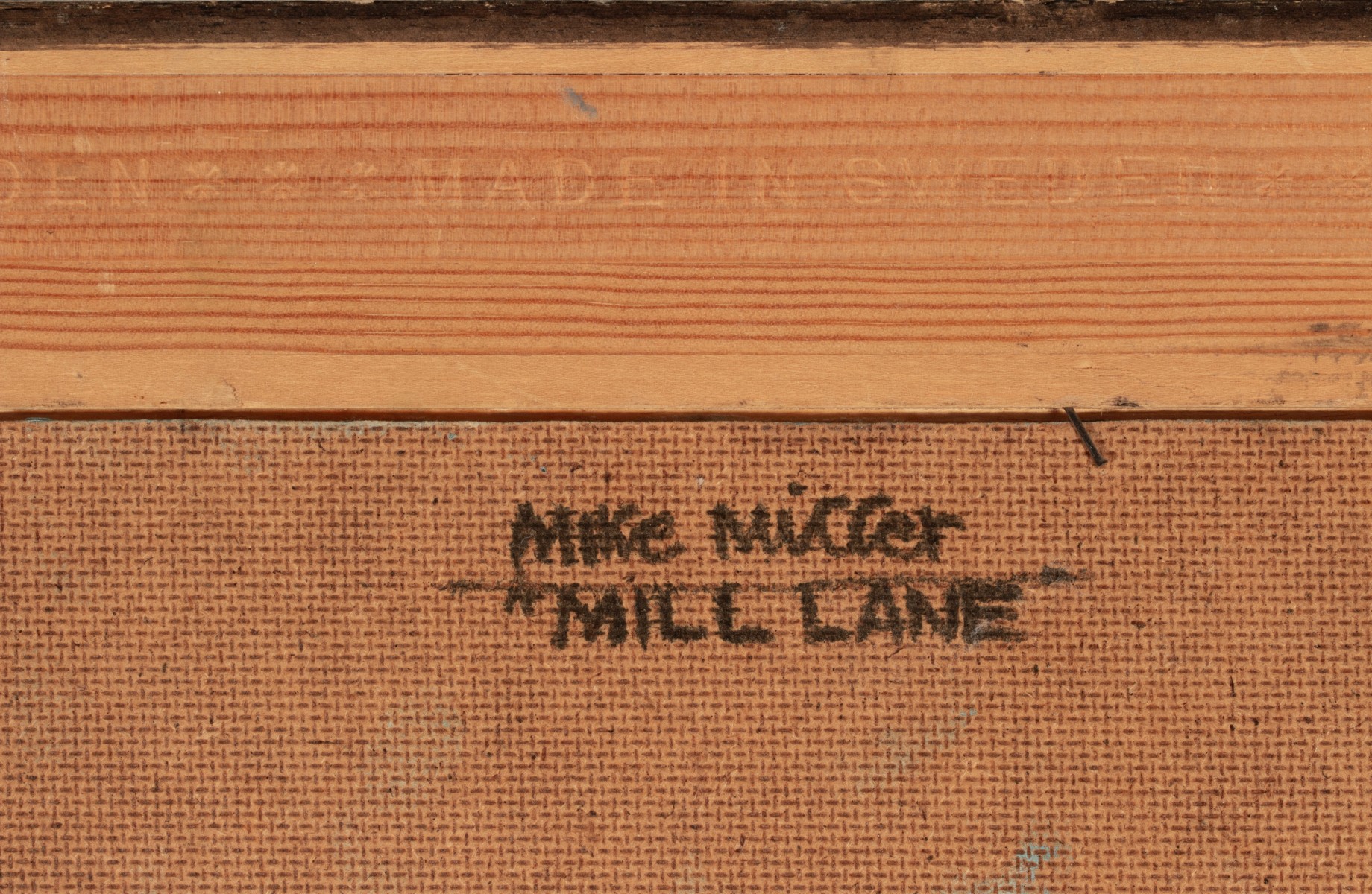 AN ACCOMPLISHED OIL ON BOARD SIGNED MIKE MILLER