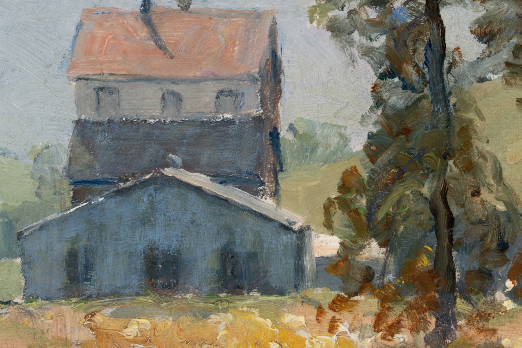 ARTHUR POWELL (1864-1956) OIL ON MASONITE