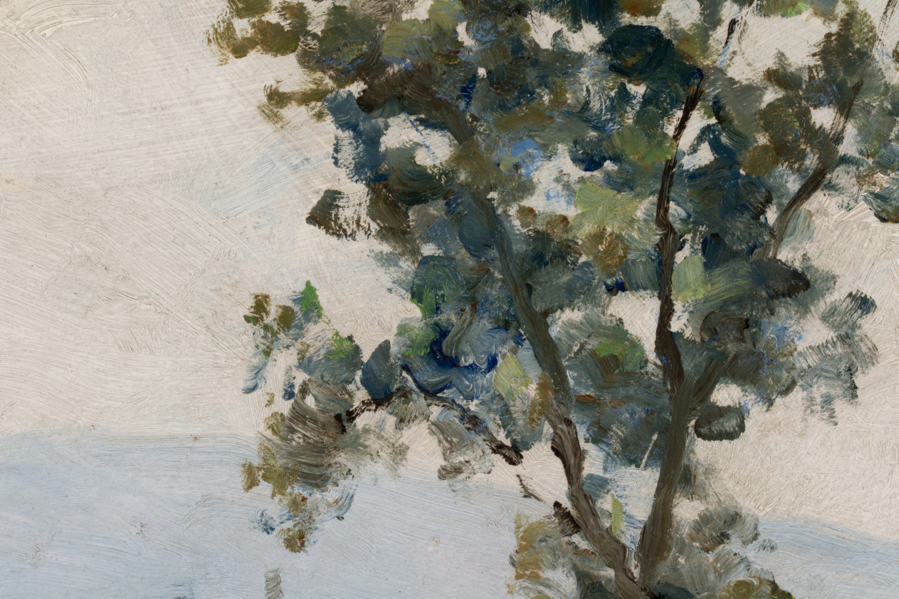 ARTHUR POWELL (1864-1956) OIL ON MASONITE