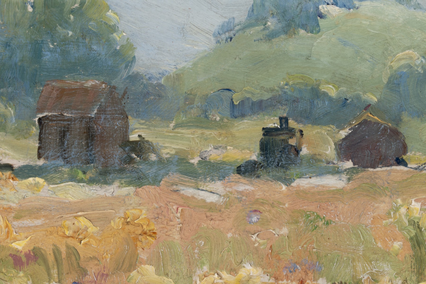 ARTHUR POWELL (1864-1956) OIL ON MASONITE