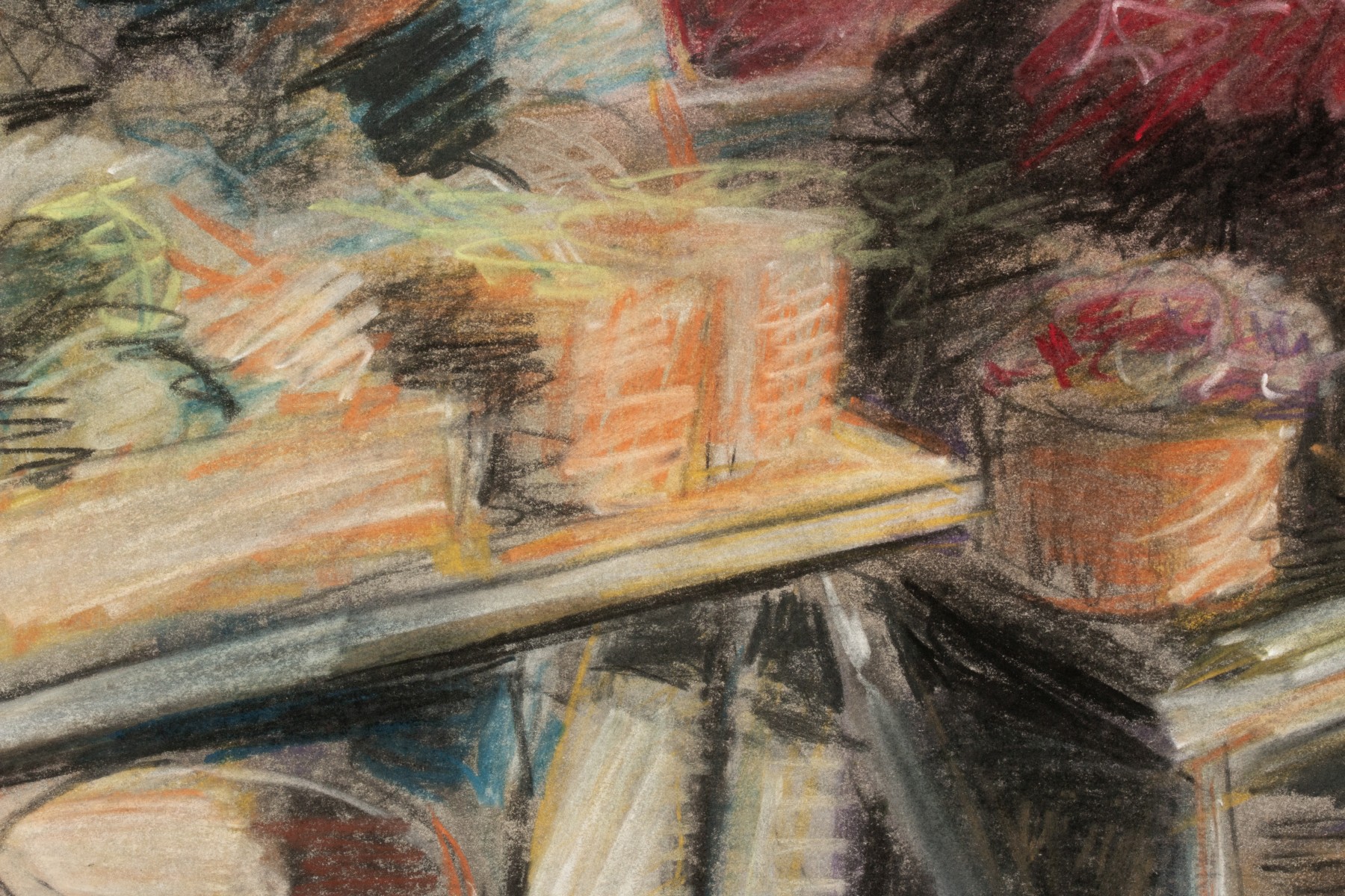 SANDRA MCALLISTER (LATE 20TH C.) 1978 OIL PASTEL