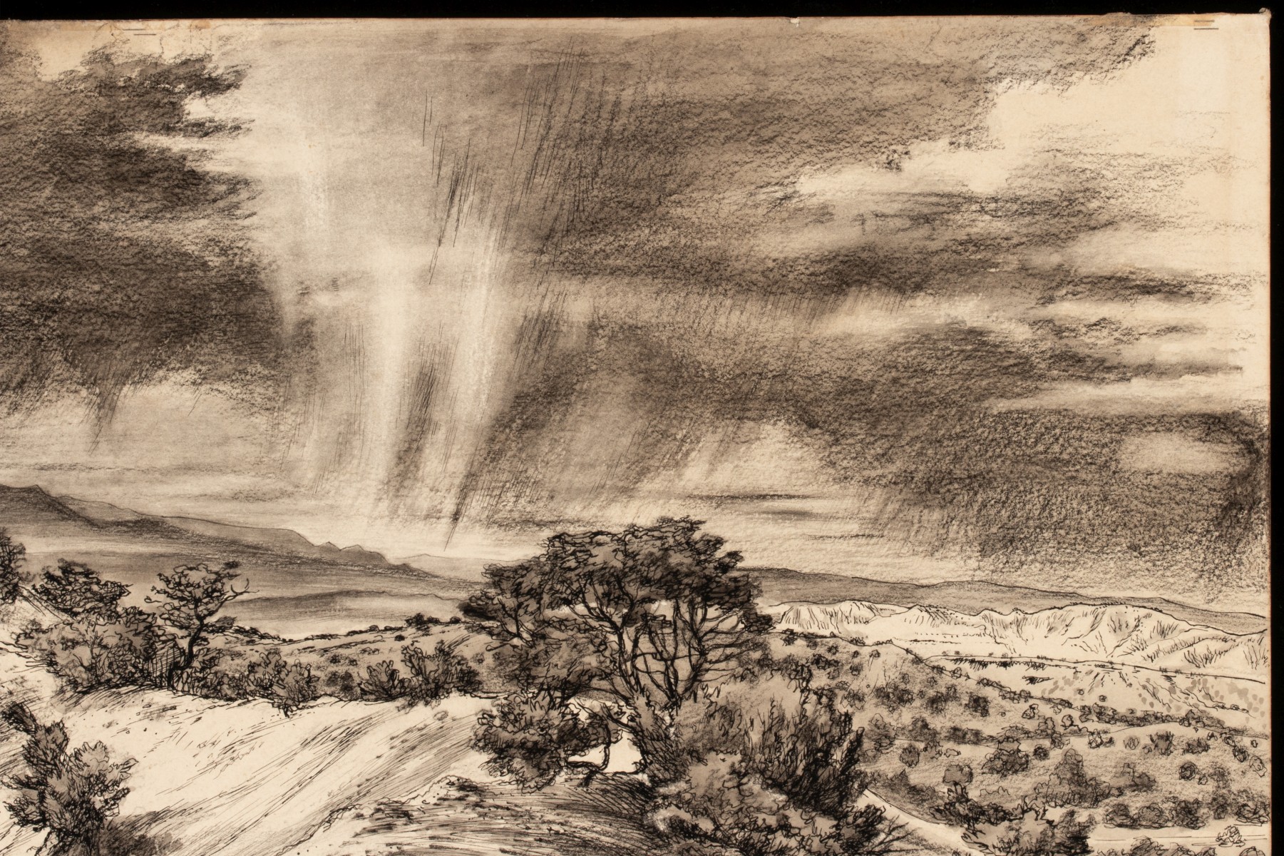 EDWARD LANING (1906-1981) EXHIBITED WORK ON PAPER