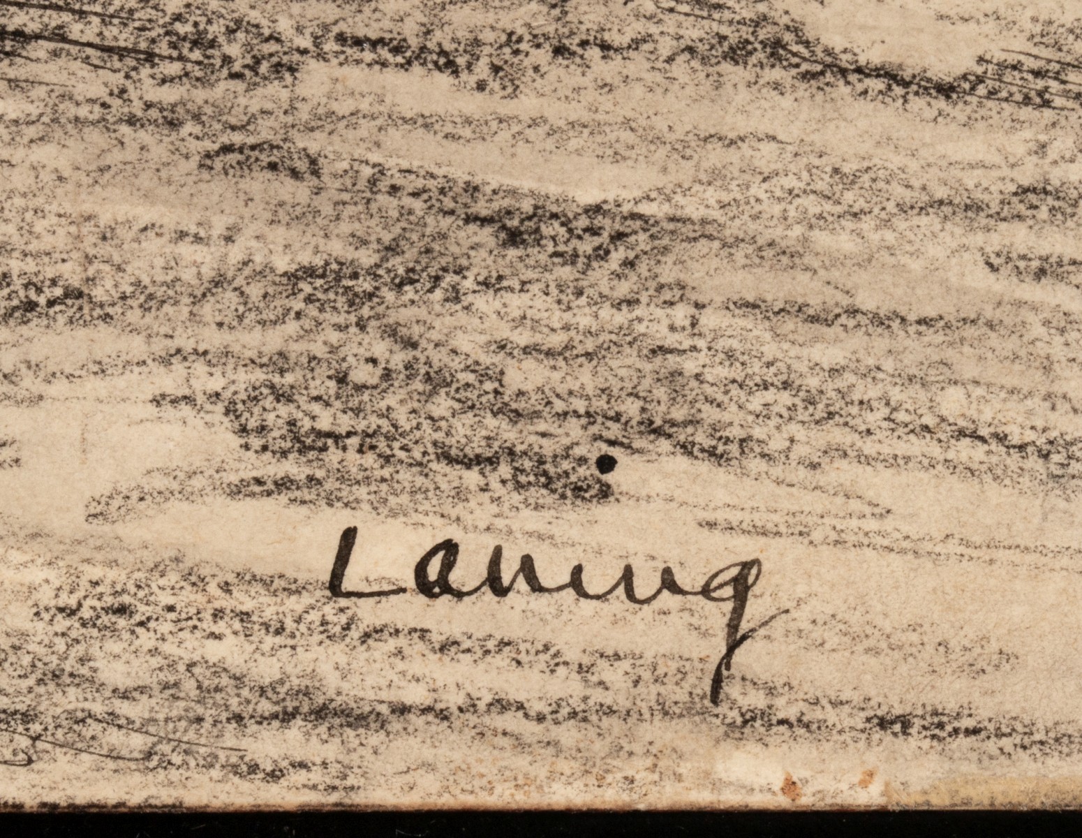 EDWARD LANING (1906-1981) EXHIBITED WORK ON PAPER