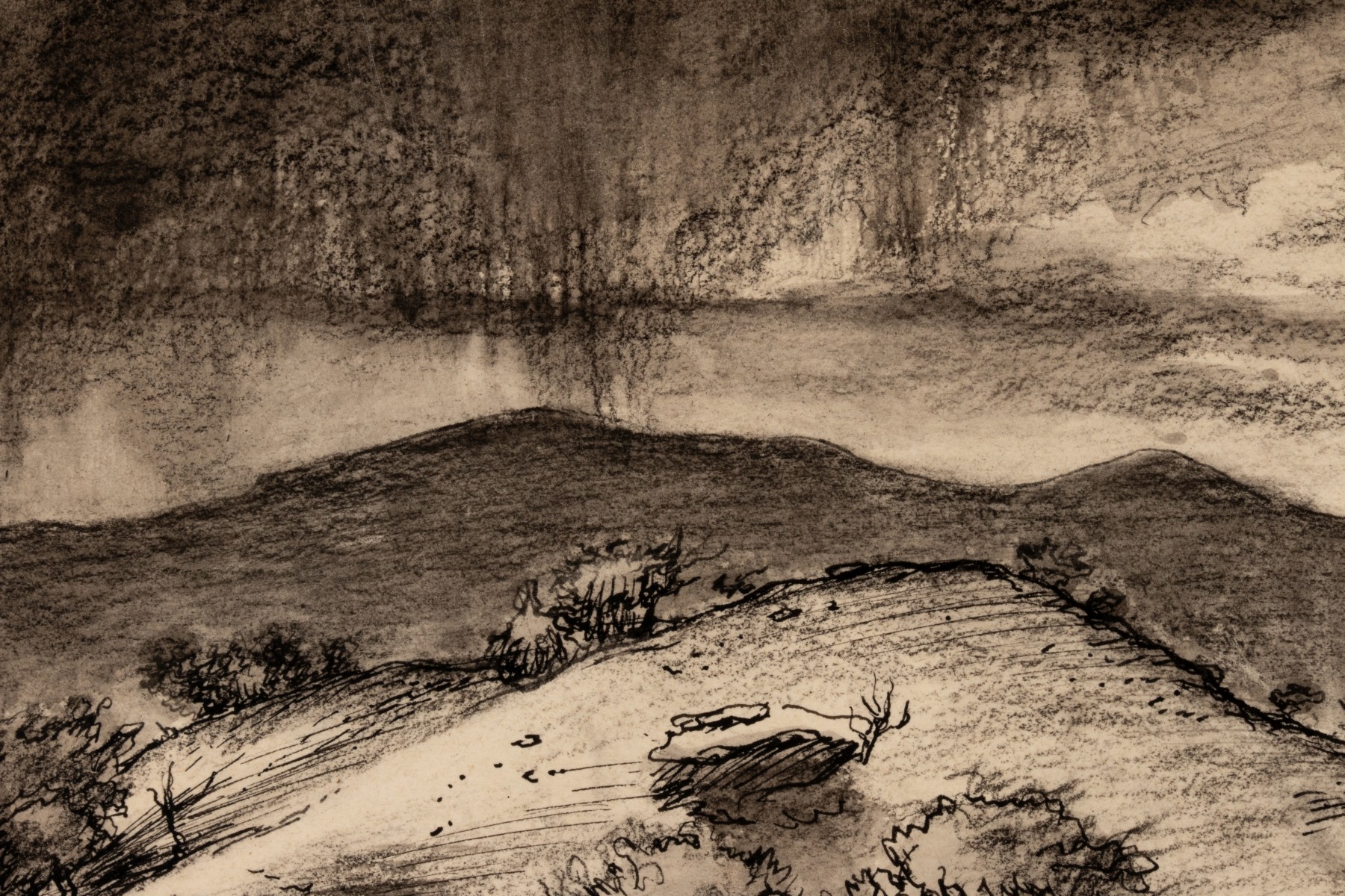 EDWARD LANING (1906-1981) EXHIBITED WORK ON PAPER