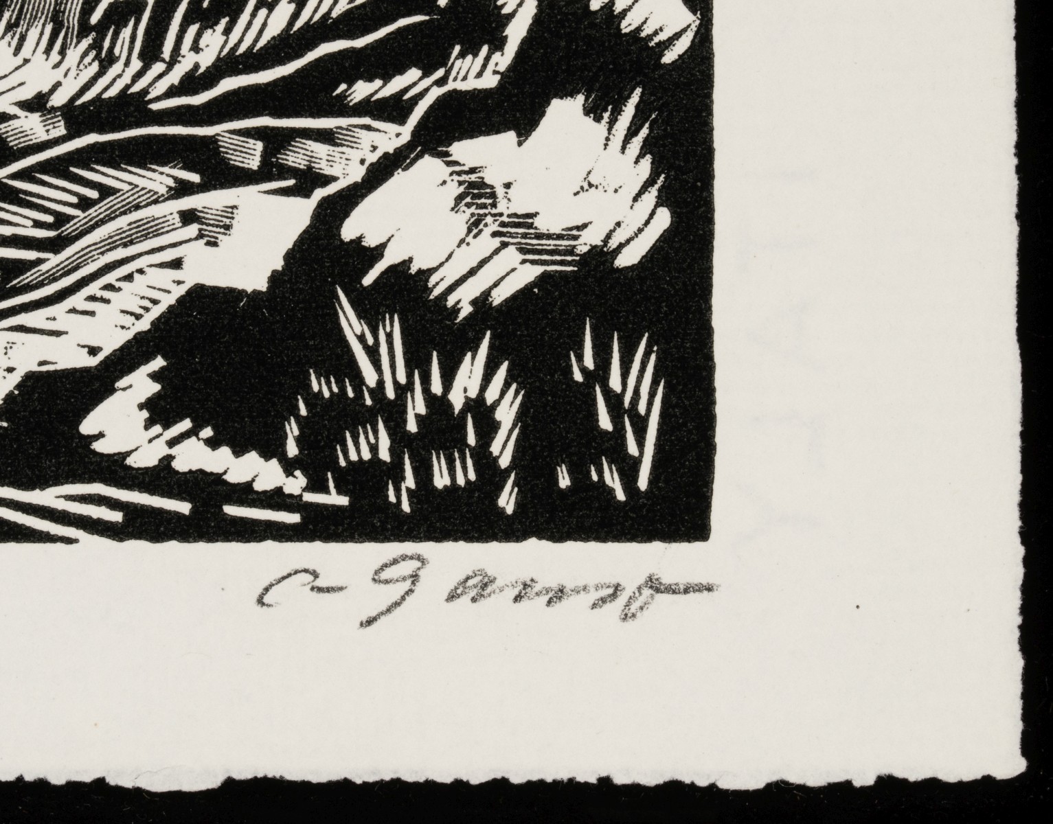 EMIL GANSO (1895-1941) PENCIL SIGNED WOODCUTS (6)