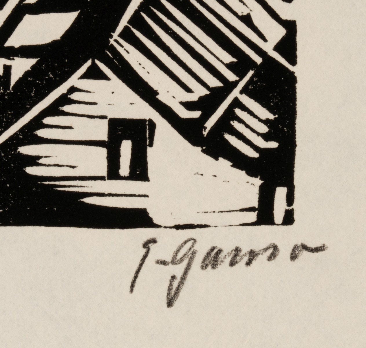 EMIL GANSO (1895-1941) PENCIL SIGNED WOODCUTS (6)