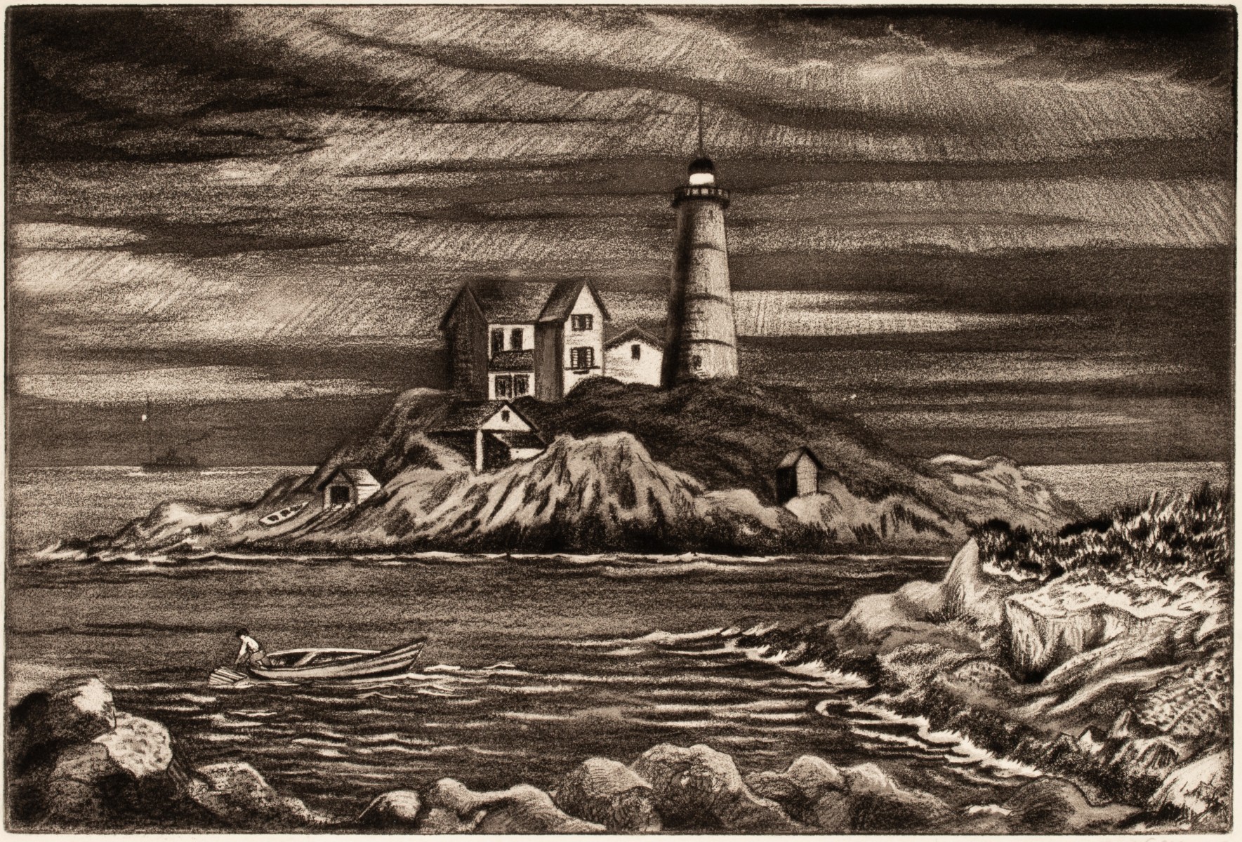 EMIL GANSO (1895-1941) PENCIL SIGNED AQUATINTS (2)