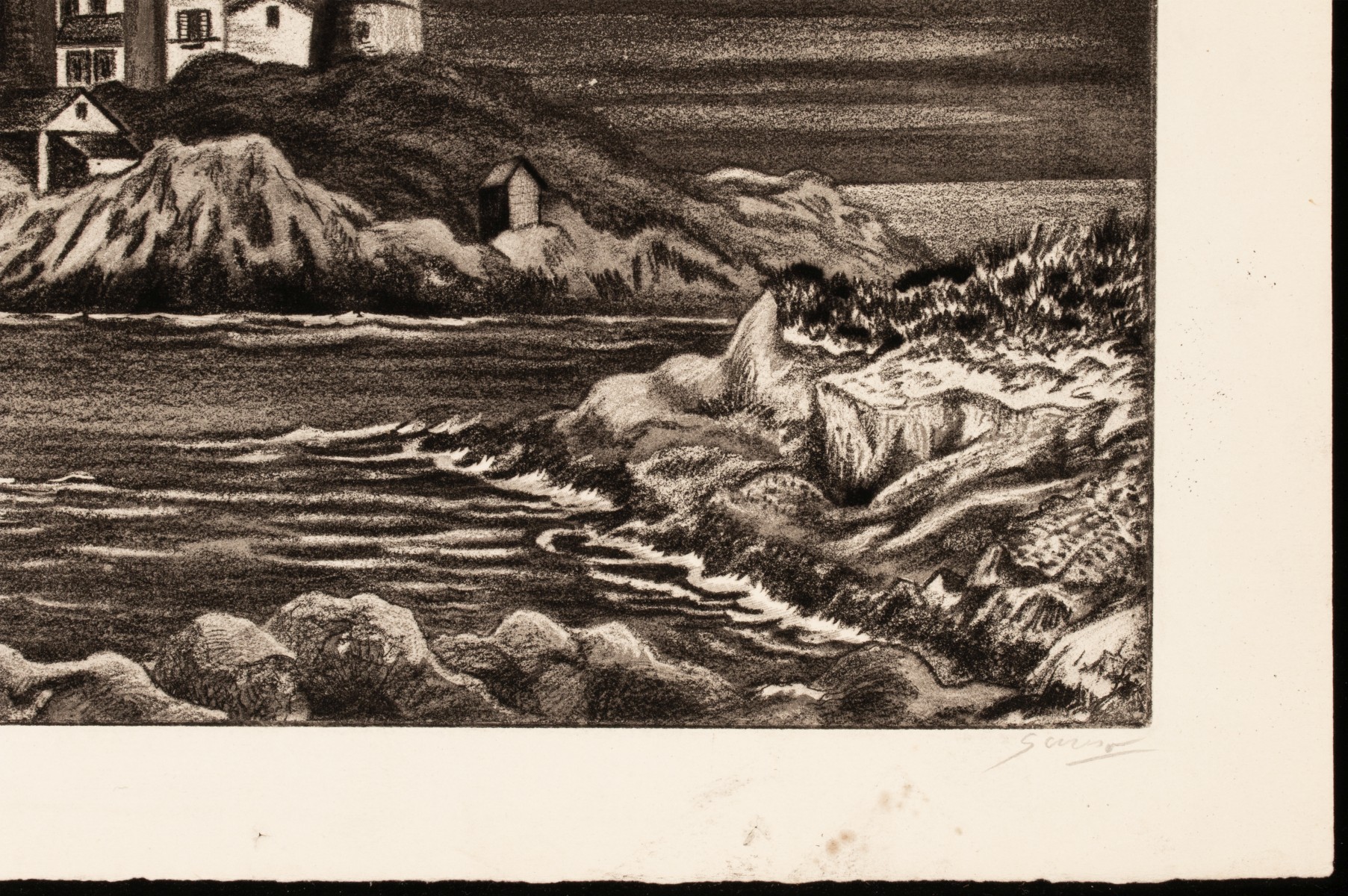 EMIL GANSO (1895-1941) PENCIL SIGNED AQUATINTS (2)