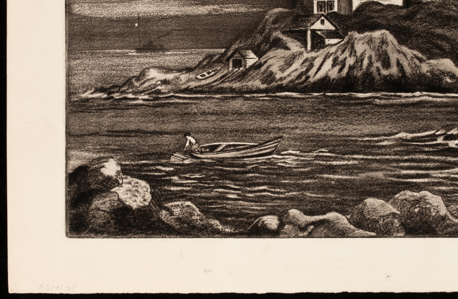 EMIL GANSO (1895-1941) PENCIL SIGNED AQUATINTS (2)