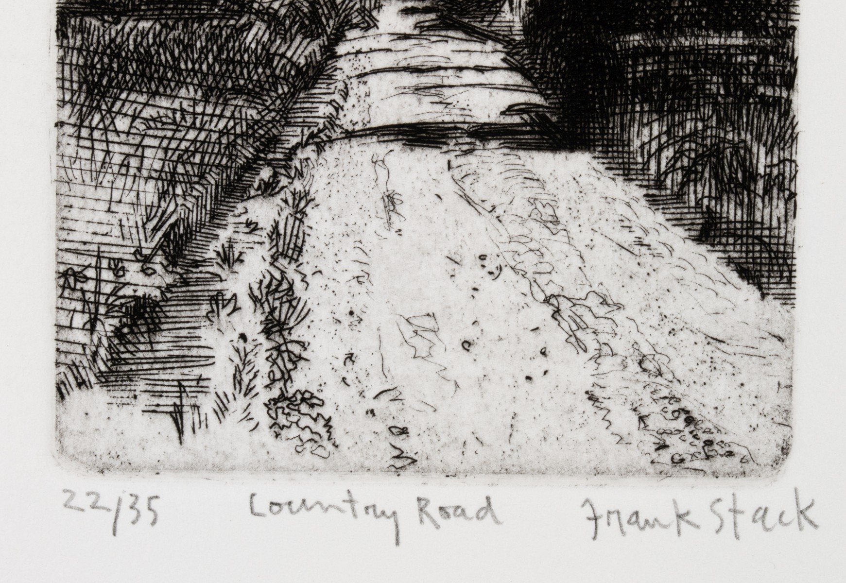 FRANK STACK (BORN 1937) PENCIL SIGNED ETCHINGS (5)