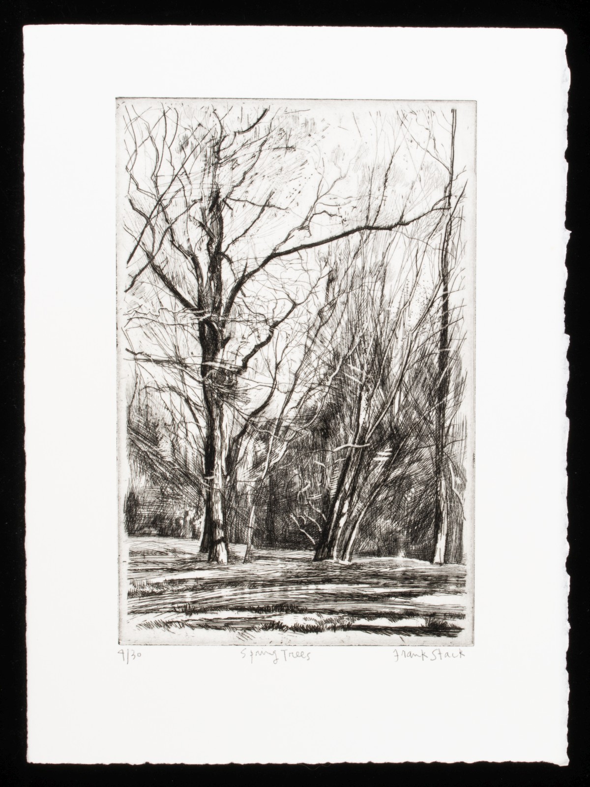 FRANK STACK (BORN 1937) PENCIL SIGNED ETCHINGS (5)