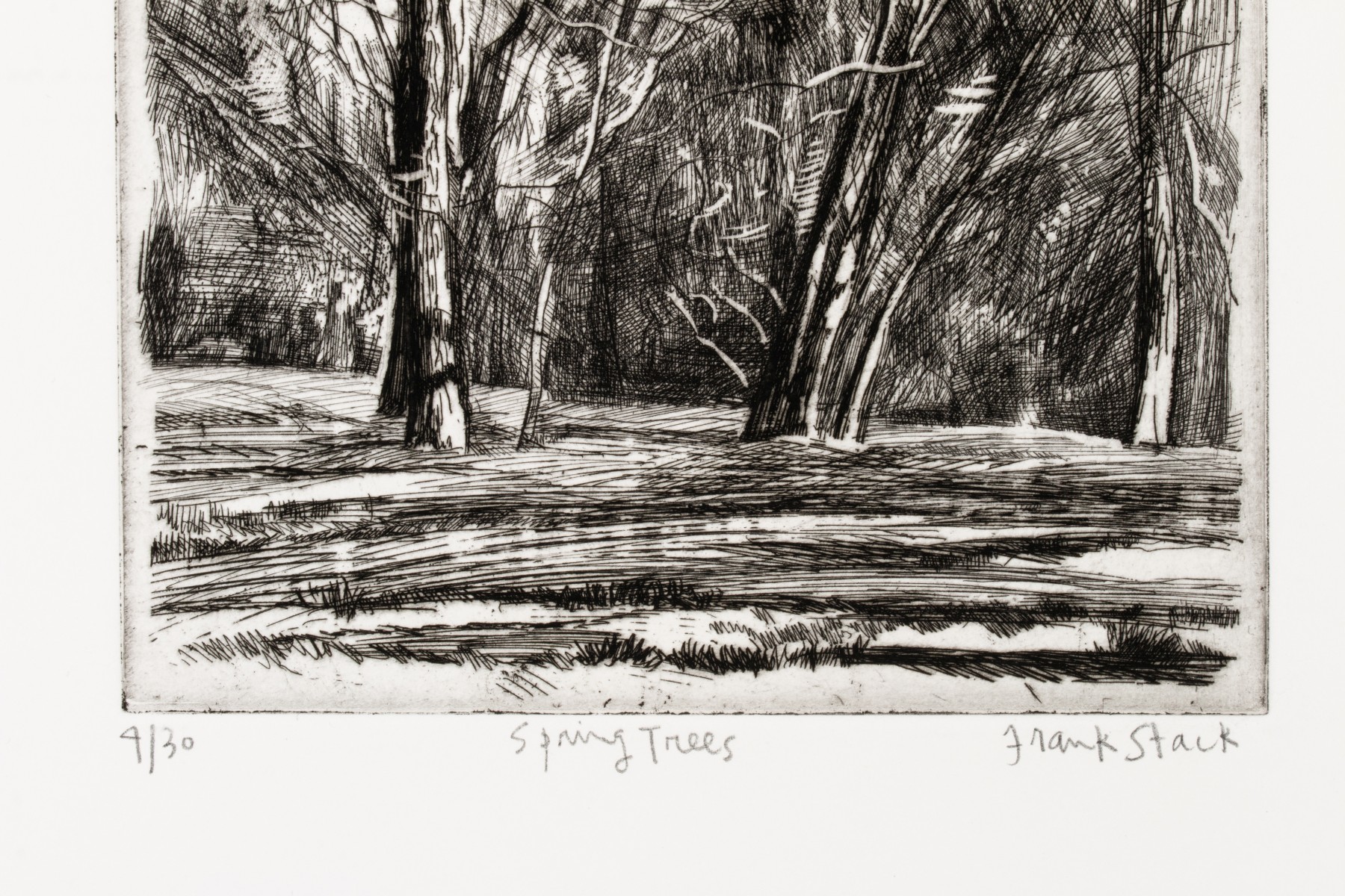 FRANK STACK (BORN 1937) PENCIL SIGNED ETCHINGS (5)