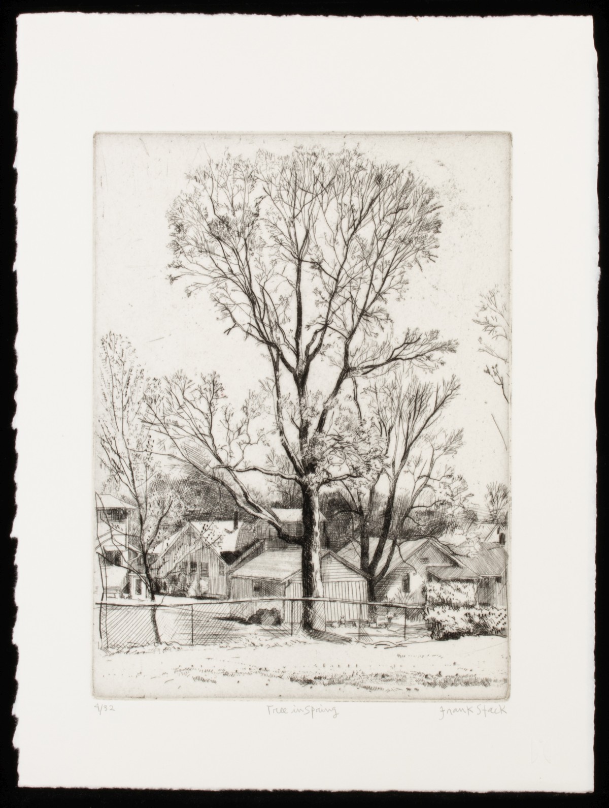 FRANK STACK (BORN 1937) PENCIL SIGNED ETCHINGS (5)