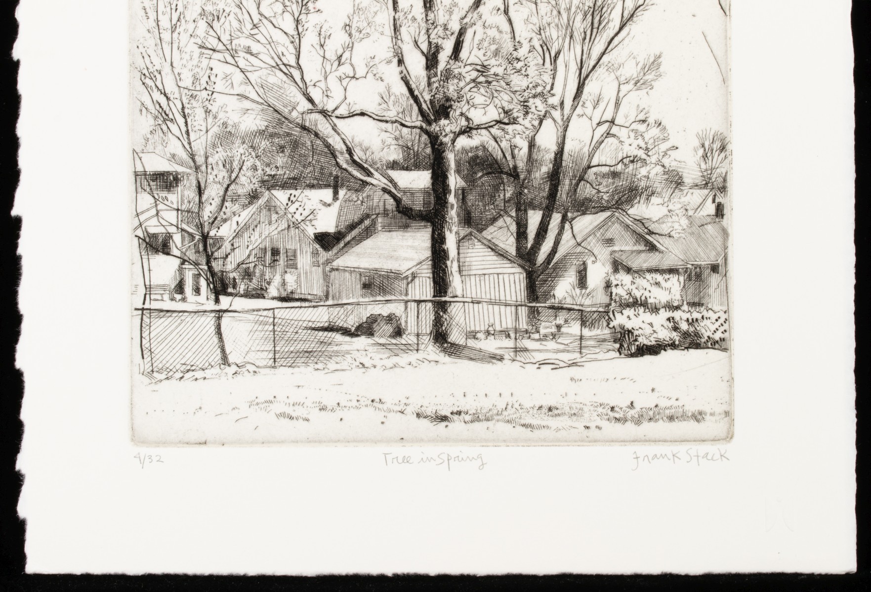 FRANK STACK (BORN 1937) PENCIL SIGNED ETCHINGS (5)