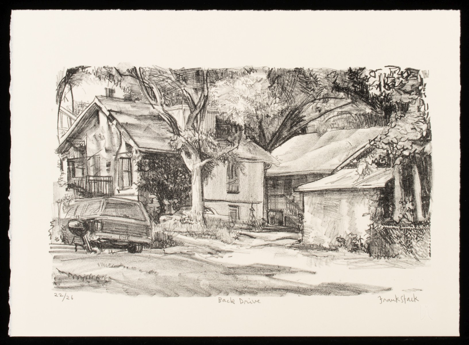FRANK STACK (BORN 1937) PENCIL SIGNED ETCHINGS (5)