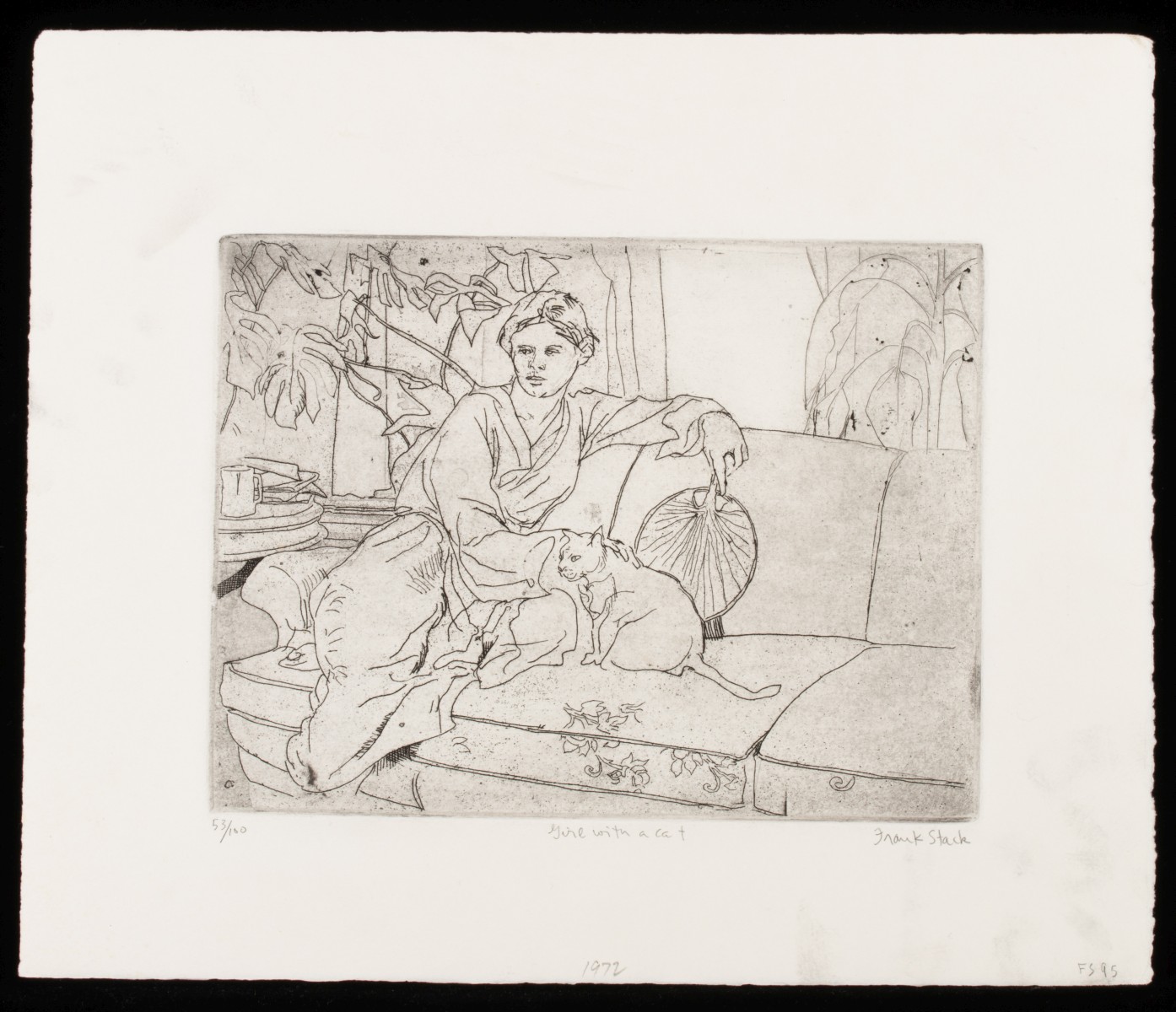 FRANK STACK (BORN 1937) PENCIL SIGNED ETCHINGS (5)