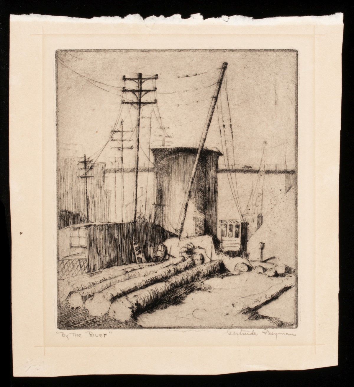 GERTRUDE FREYMAN (1901-1994) PENCIL SIGNED PRINTS (6)