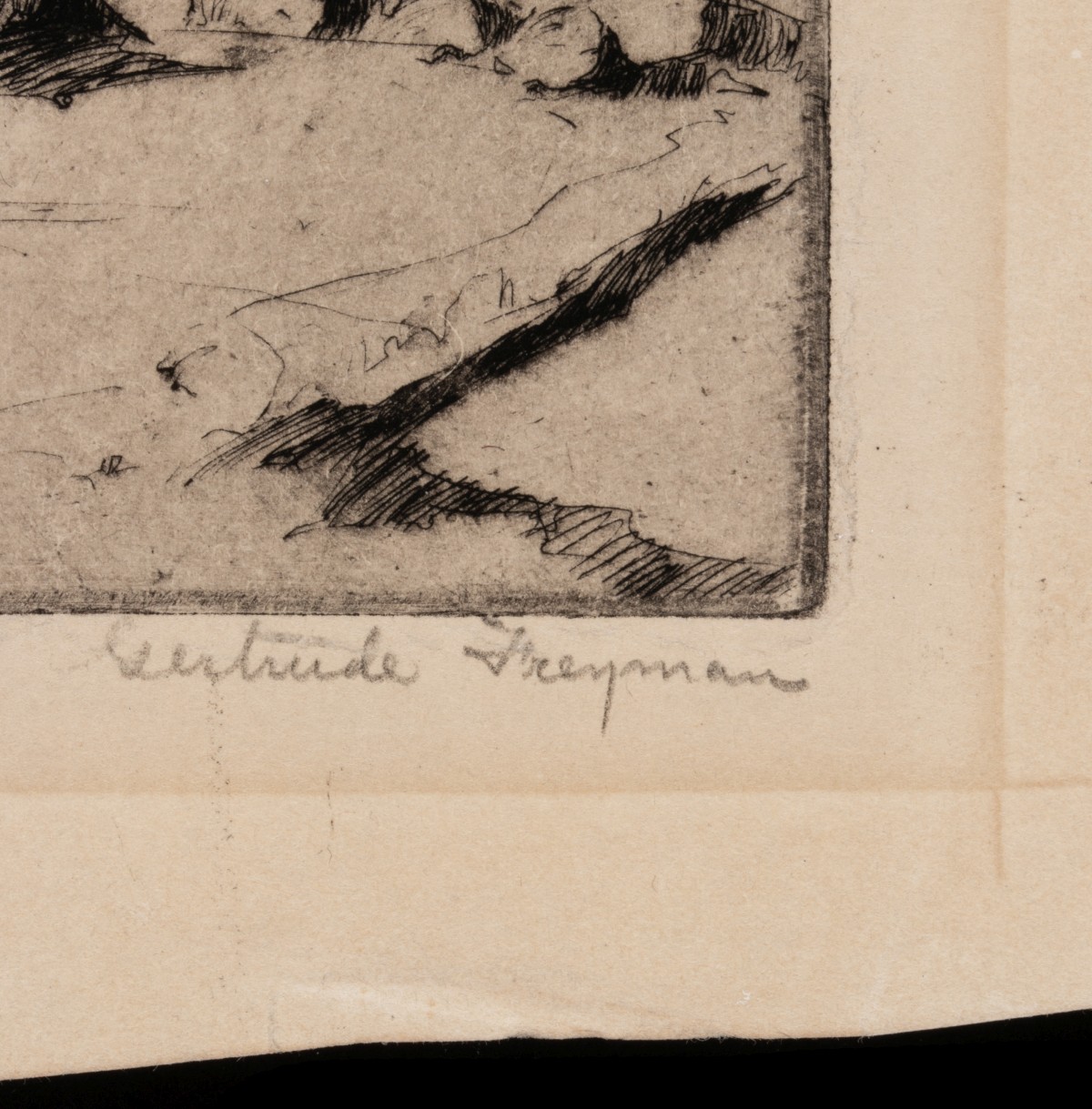 GERTRUDE FREYMAN (1901-1994) PENCIL SIGNED PRINTS (6)