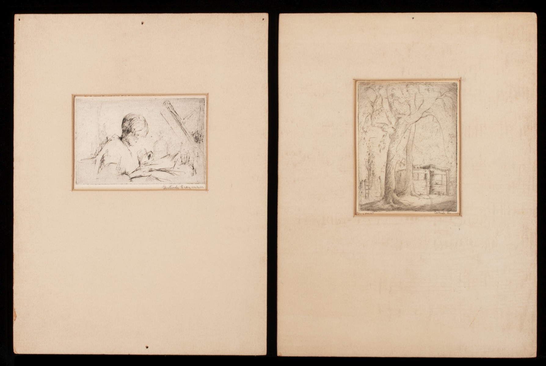 GERTRUDE FREYMAN (1901-1994) PENCIL SIGNED PRINTS (6)