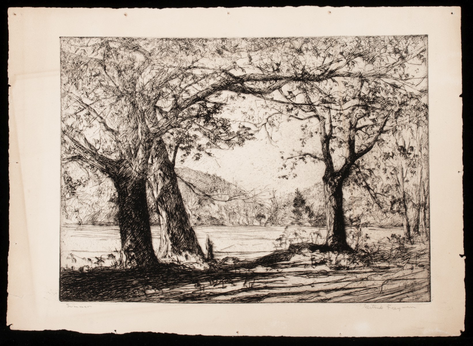 GERTRUDE FREYMAN (1901-1994) PENCIL SIGNED PRINTS (6)