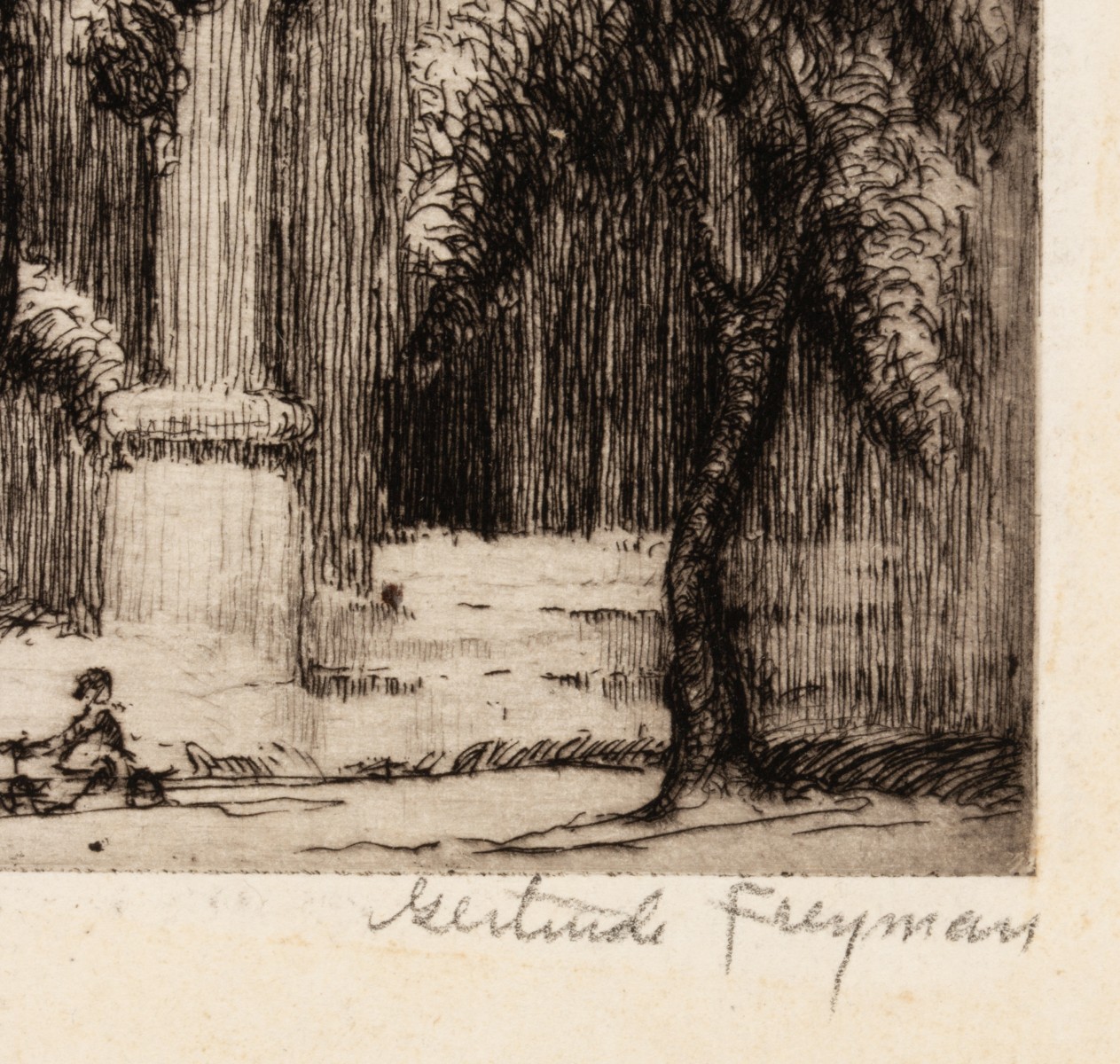 GERTRUDE FREYMAN (1901-1994) PENCIL SIGNED PRINTS (6)