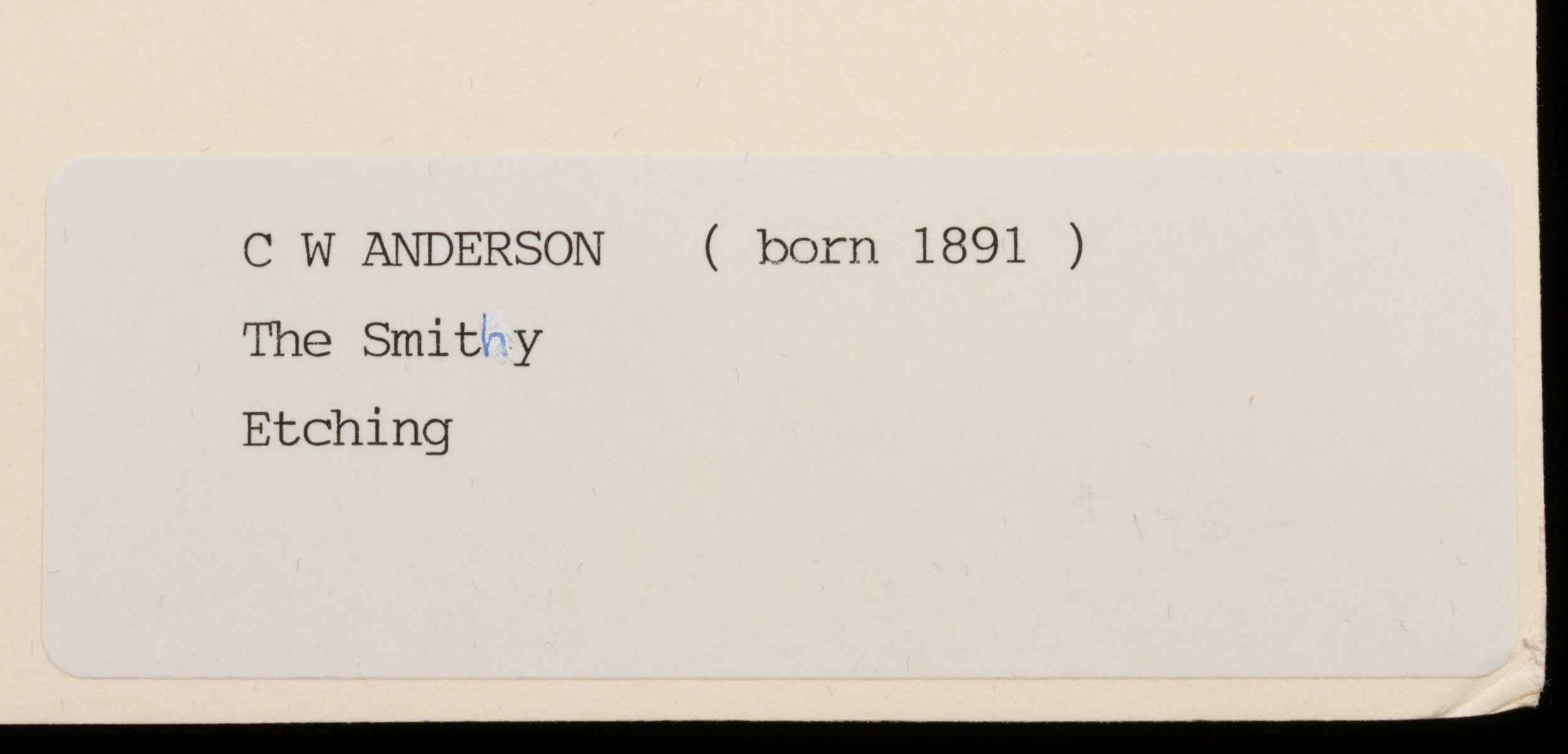 C.W. ANDERSON AND R. NISBET PENCIL SIGNED DRYPOINTS