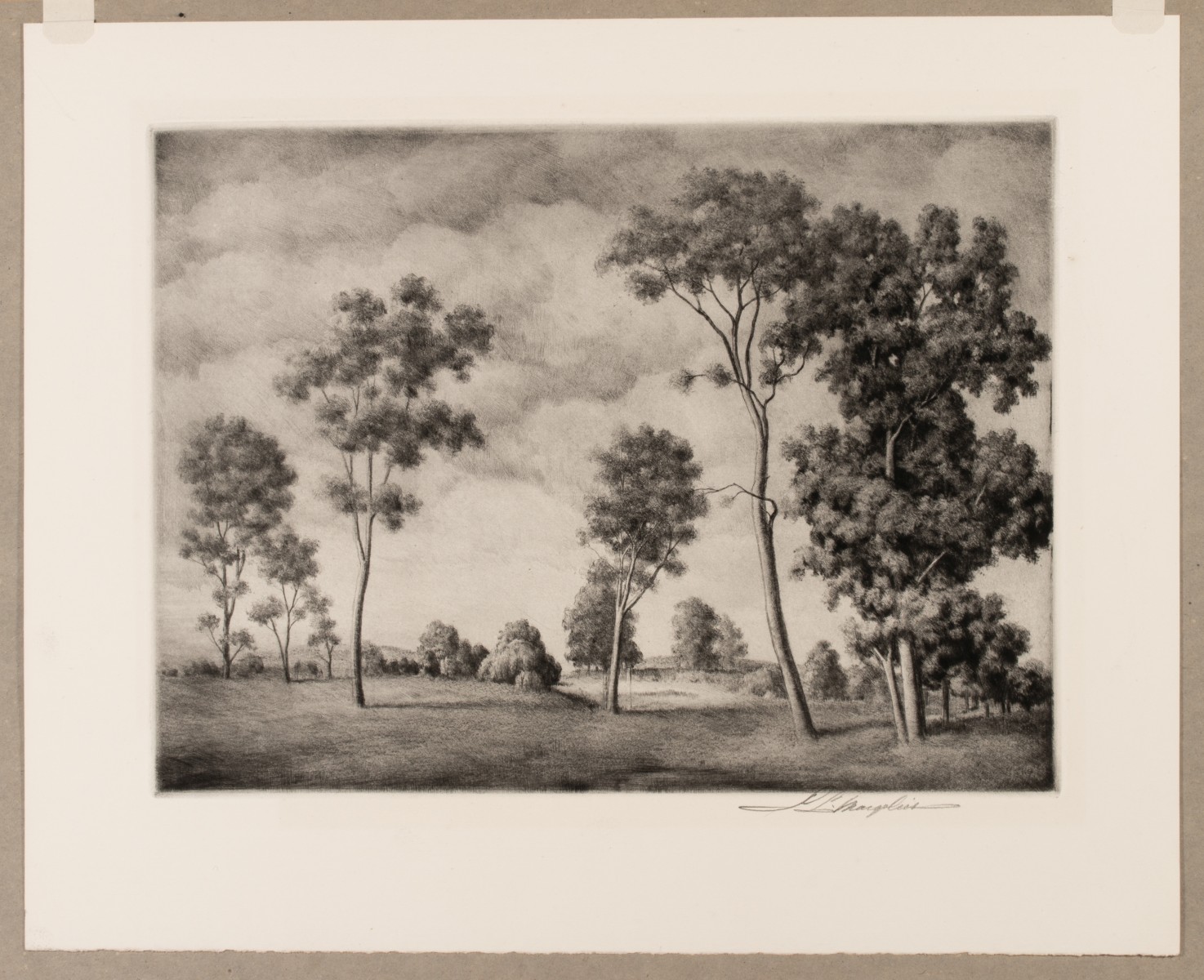 AARON BOHROD (1907-1992) PENCIL SIGNED AAA PRINTS (4)