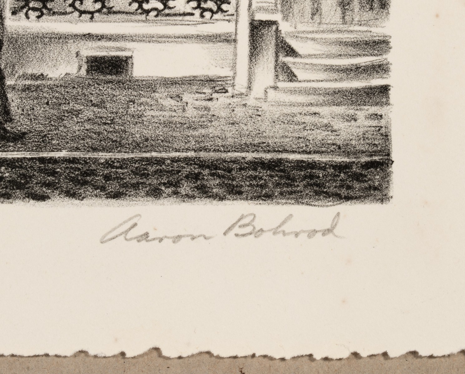 AARON BOHROD (1907-1992) PENCIL SIGNED AAA PRINTS (4)