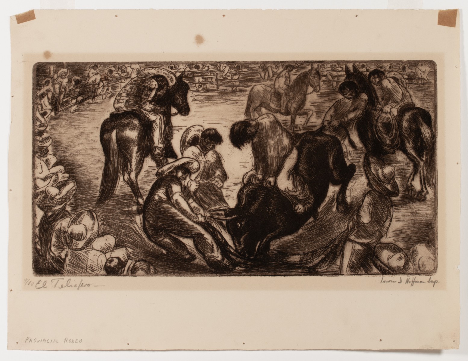 IRWIN HOFFMAN (1901-1989) PENCIL SIGNED ETCHINGS (4)