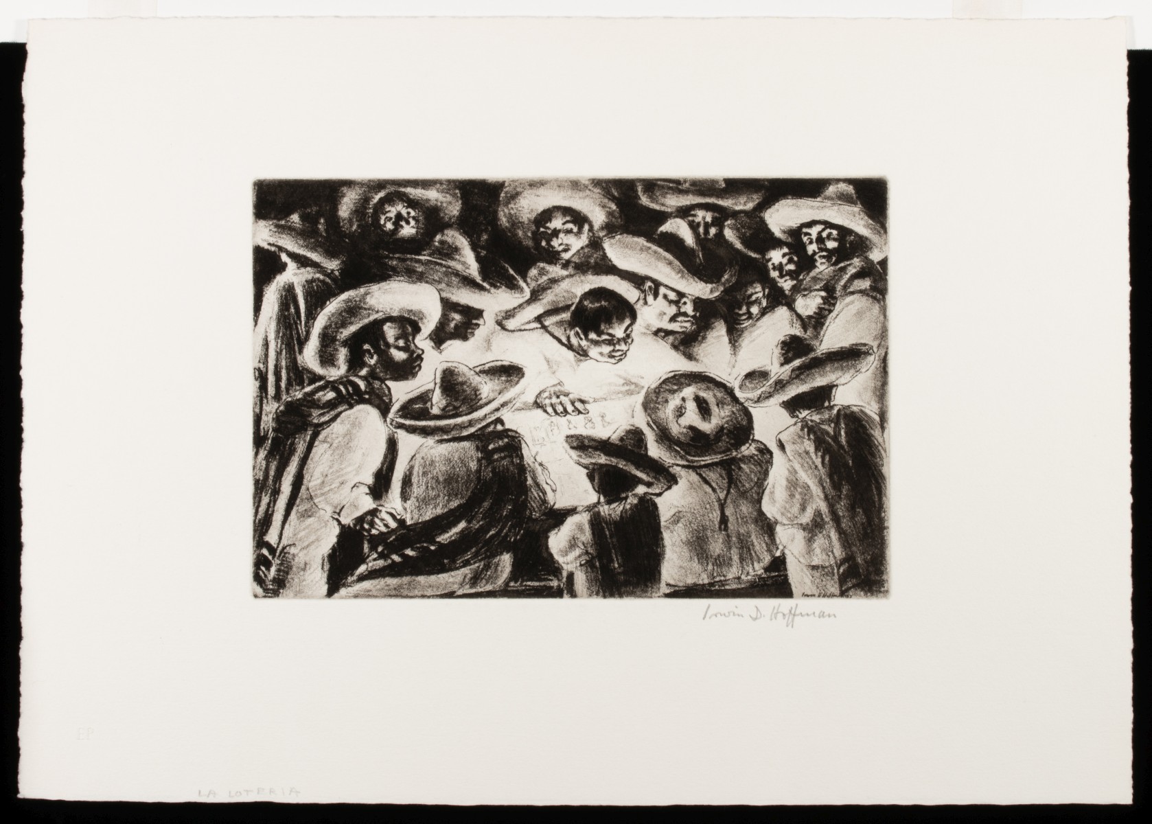IRWIN HOFFMAN (1901-1989) PENCIL SIGNED ETCHINGS (4)