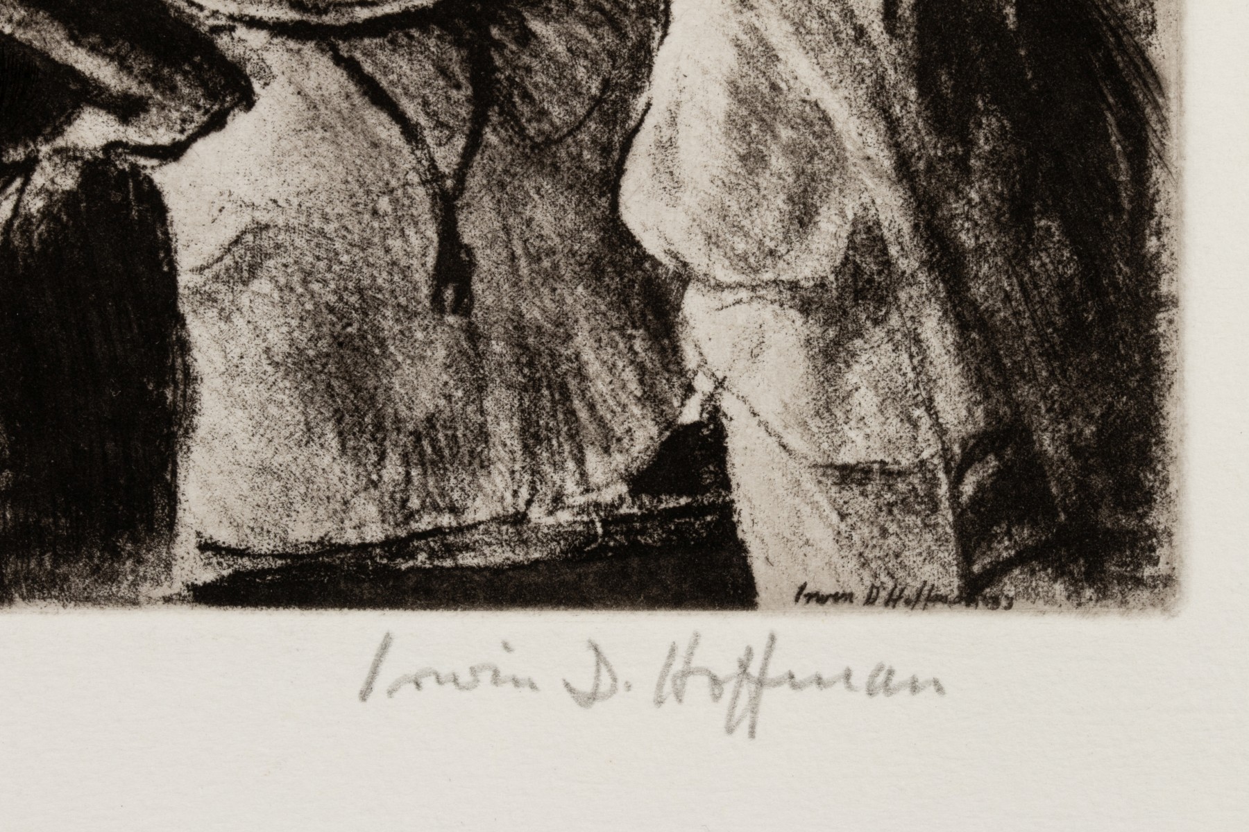 IRWIN HOFFMAN (1901-1989) PENCIL SIGNED ETCHINGS (4)