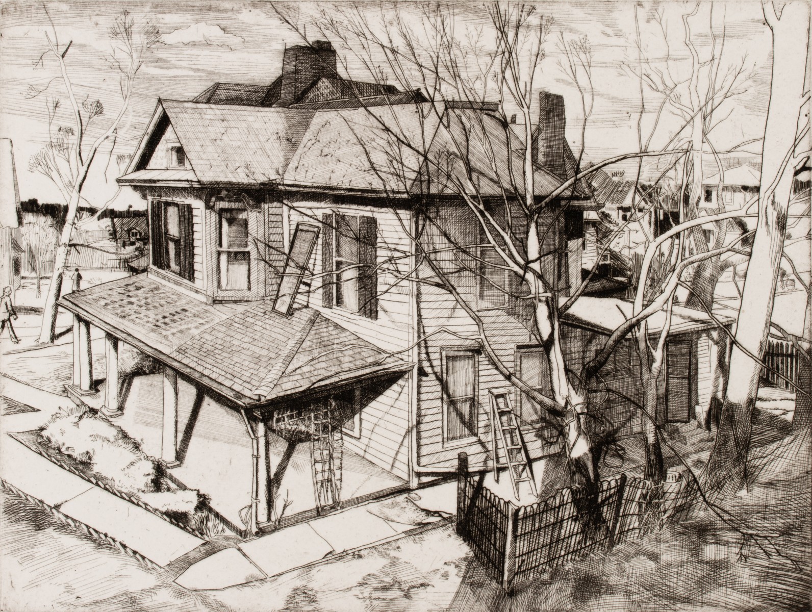 FRANK STACK (BORN 1937) PENCIL SIGNED PRINTS (3)