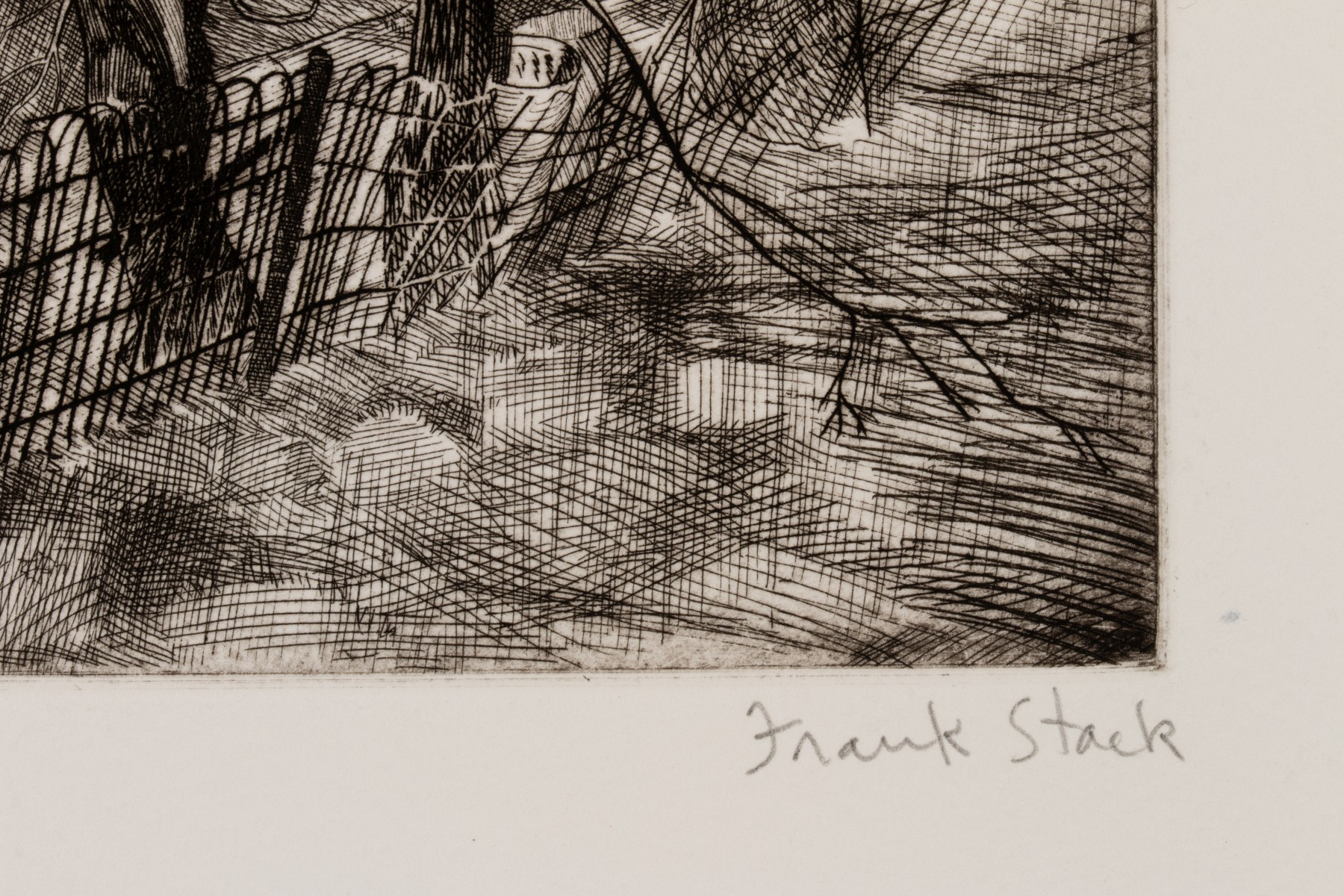 FRANK STACK (BORN 1937) PENCIL SIGNED PRINTS (3)