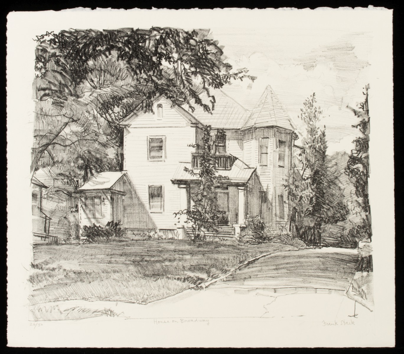 FRANK STACK (BORN 1937) PENCIL SIGNED PRINTS (3)