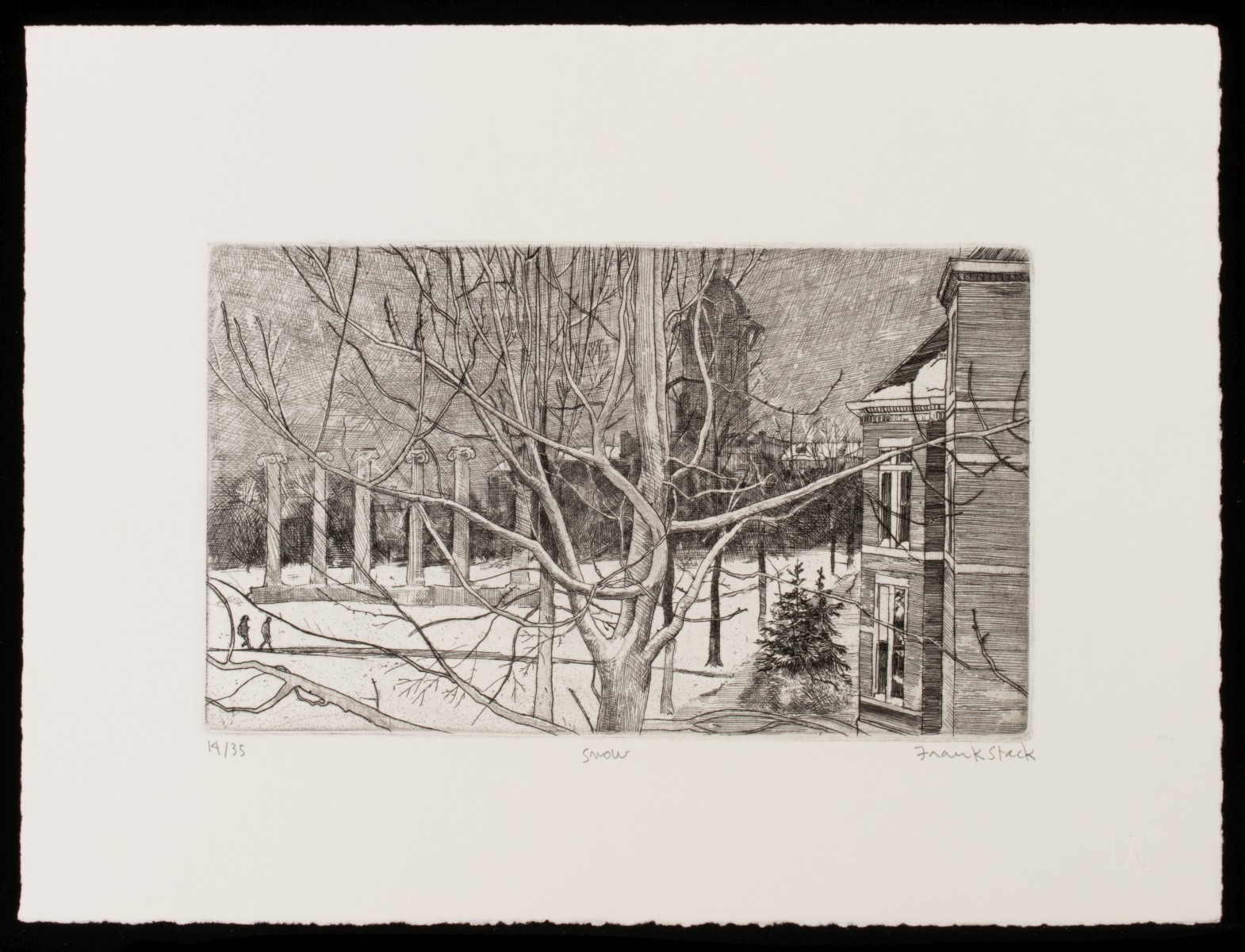FRANK STACK (BORN 1937) PENCIL SIGNED PRINTS (3)