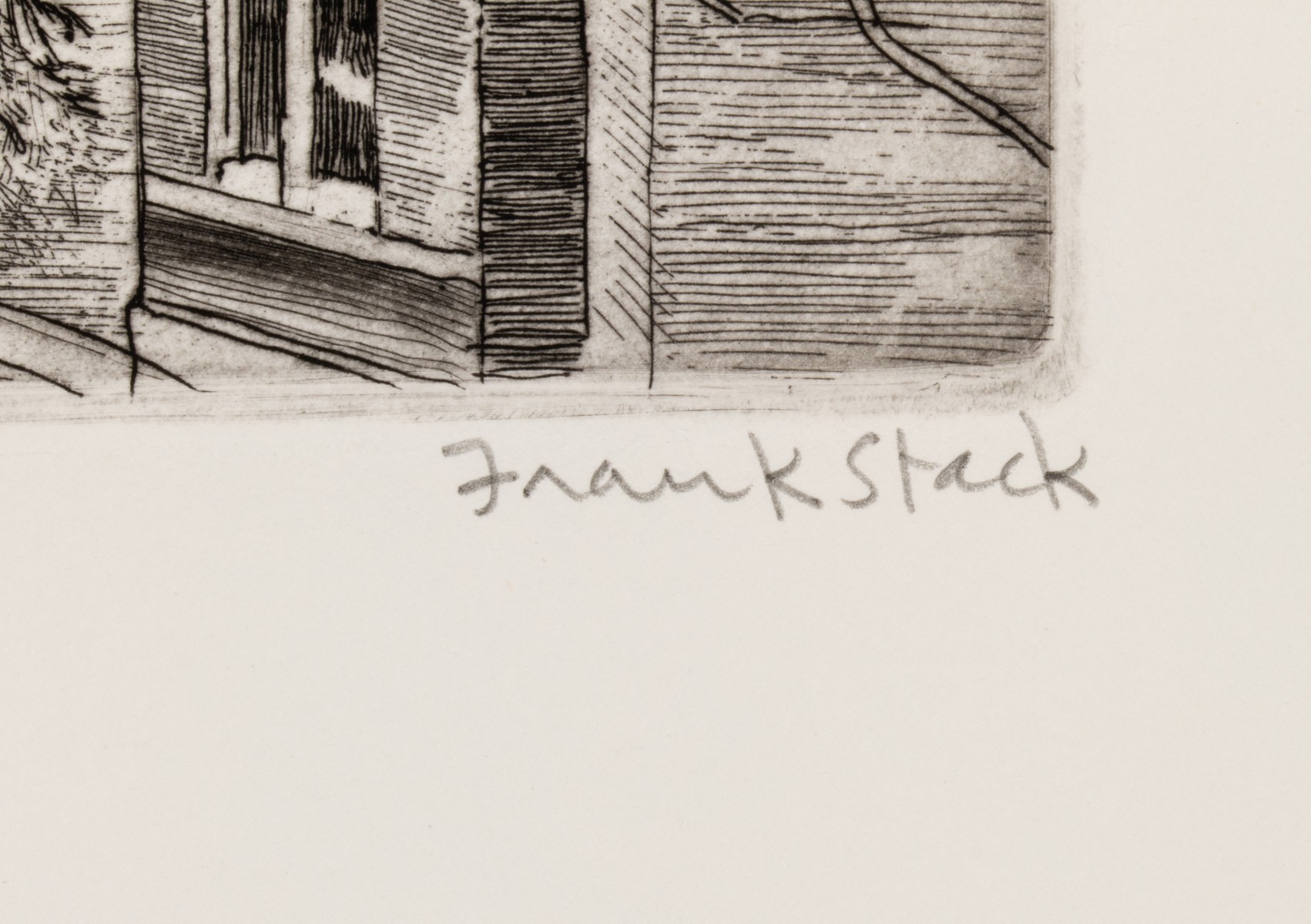 FRANK STACK (BORN 1937) PENCIL SIGNED PRINTS (3)