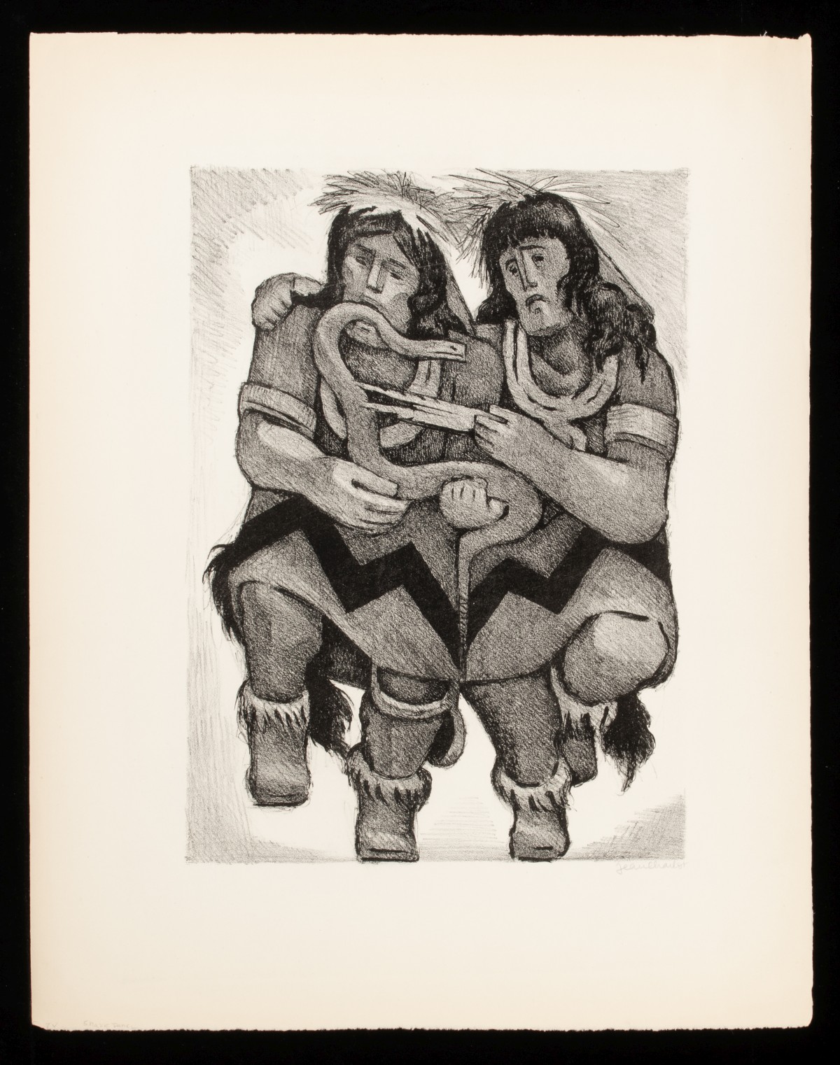 JEAN CHARLOT (1898-1979) PENCIL SIGNED AAA LITHOS (3)