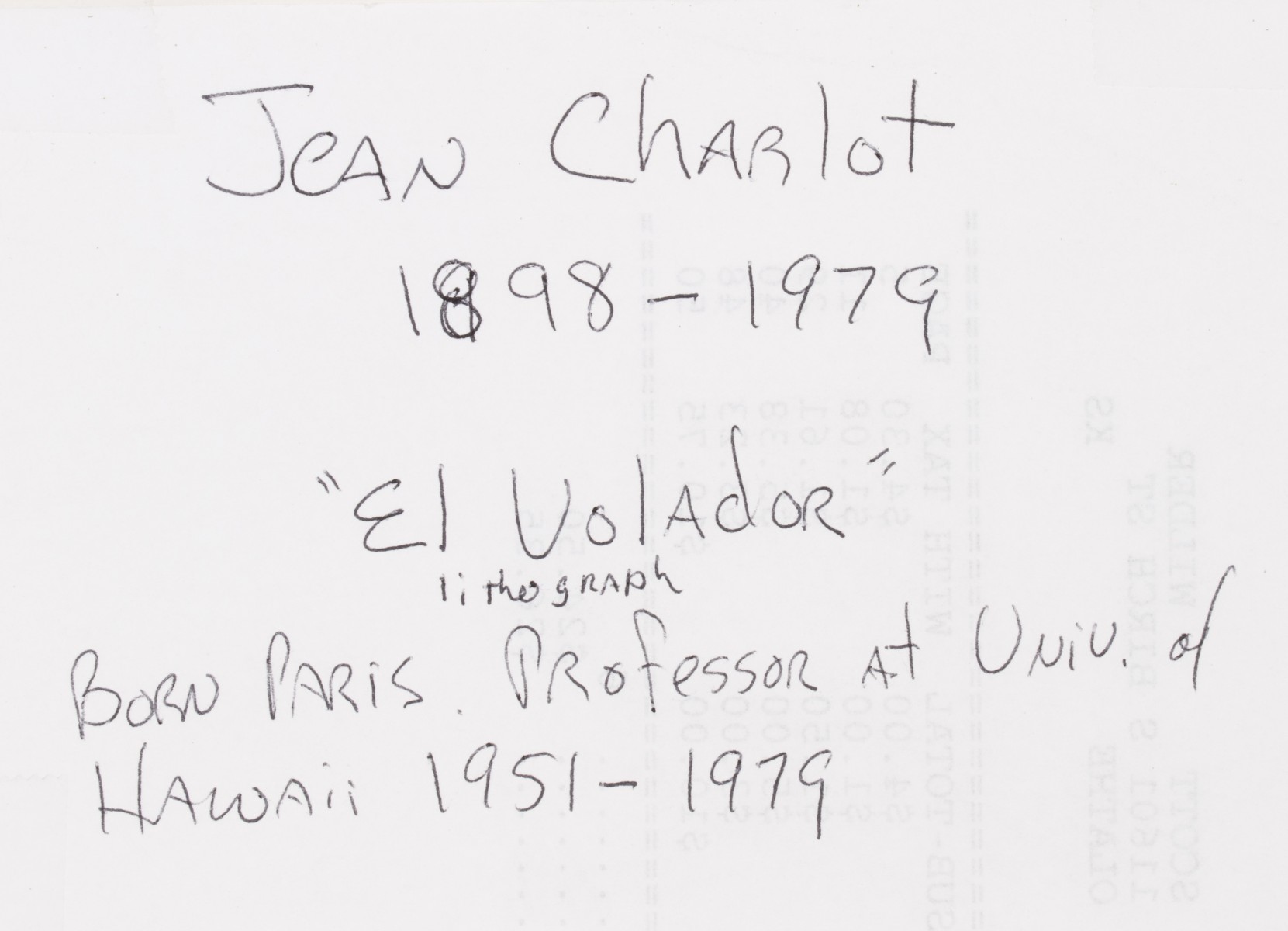 JEAN CHARLOT (1898-1979) PENCIL SIGNED AAA LITHOS (3)
