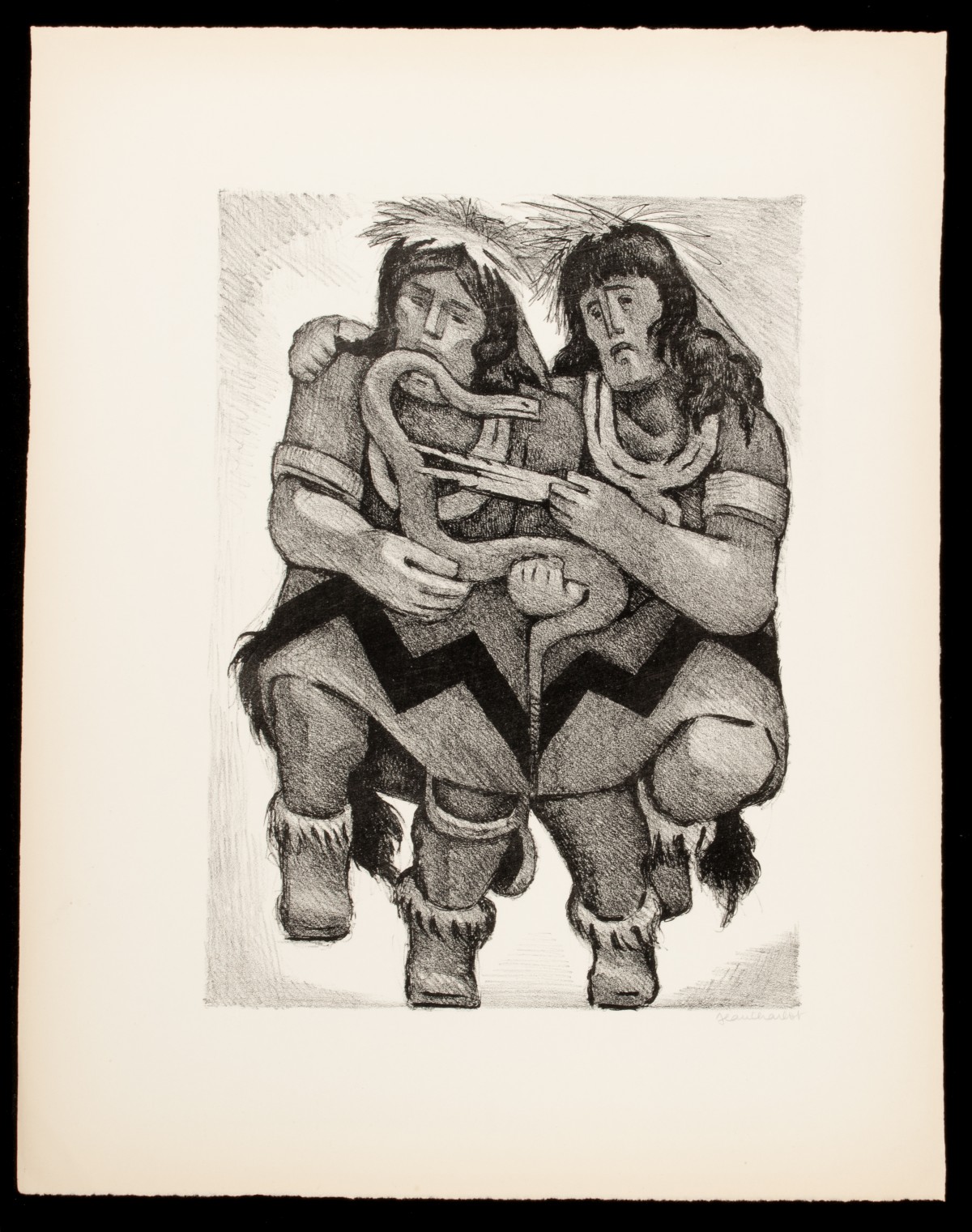 JEAN CHARLOT (1898-1979) PENCIL SIGNED AAA LITHOS (3)