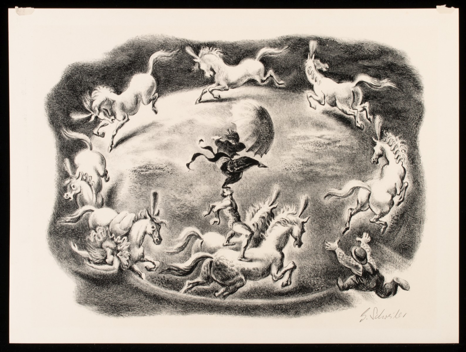 GEORGES SCHREIBER (1904-1977) SIGNED AAA LITHOGRAPHS 3